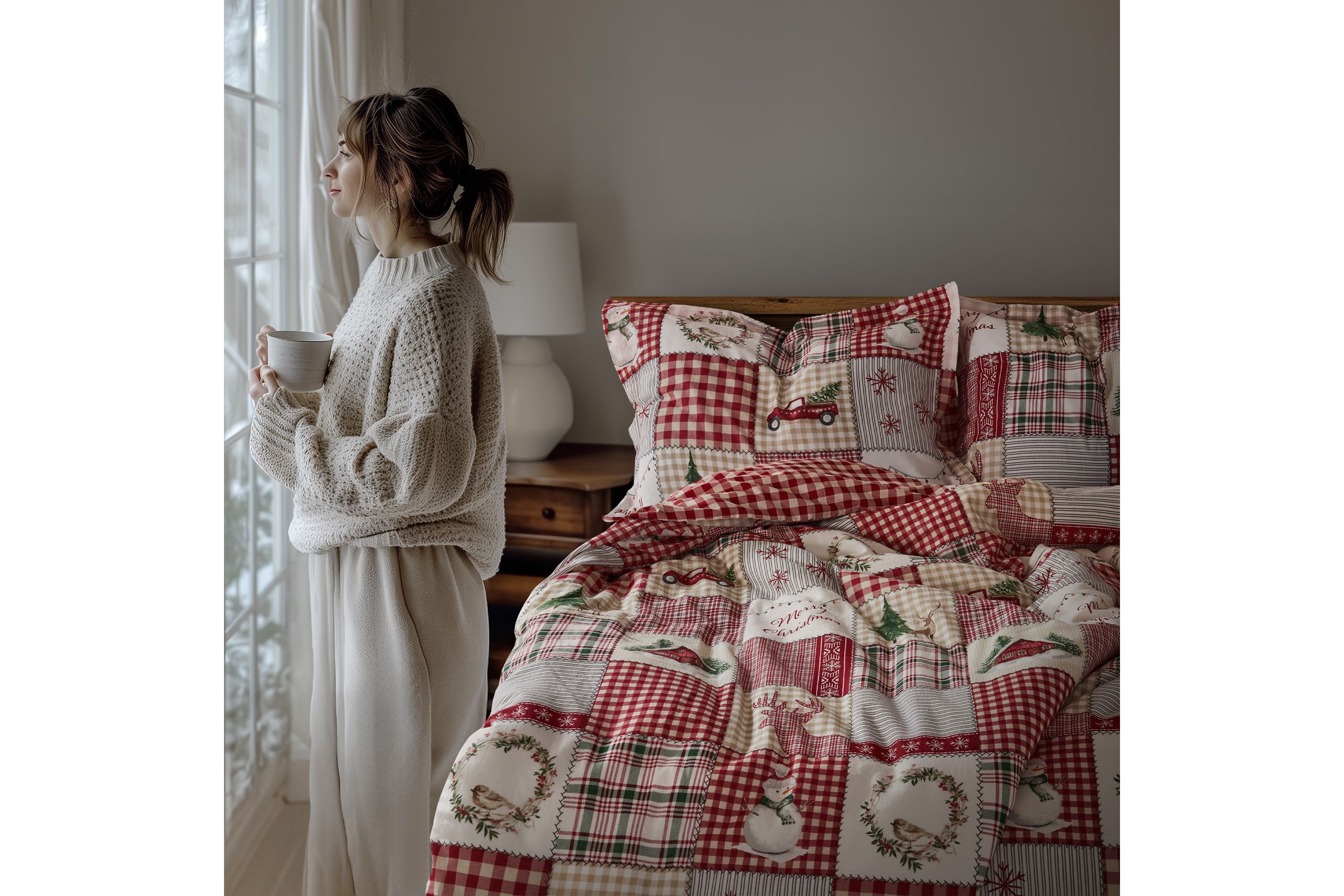 Home For Christmas Duvet Cover Set