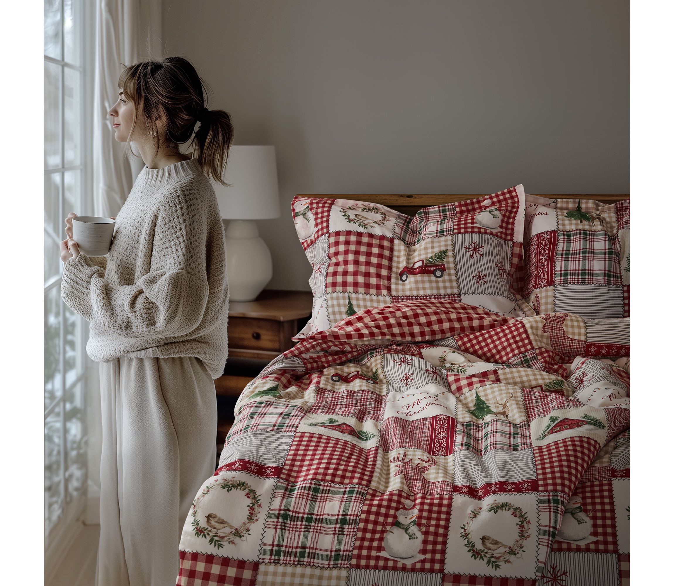 Home For Christmas Comforter Set