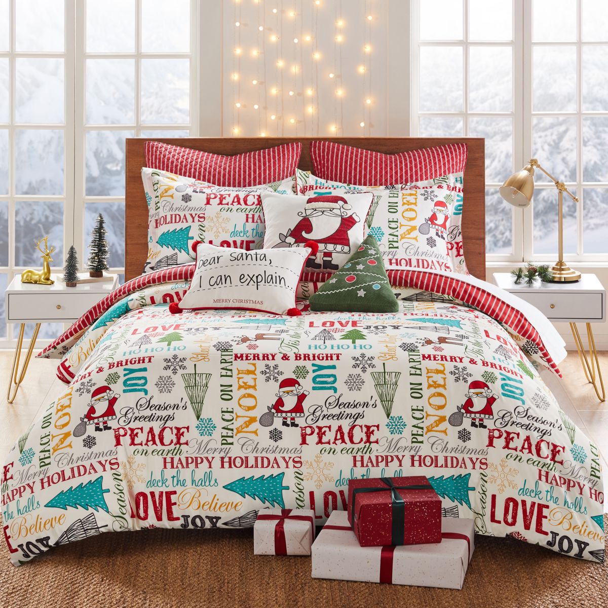 Santa Claus Lane Duvet Cover Set