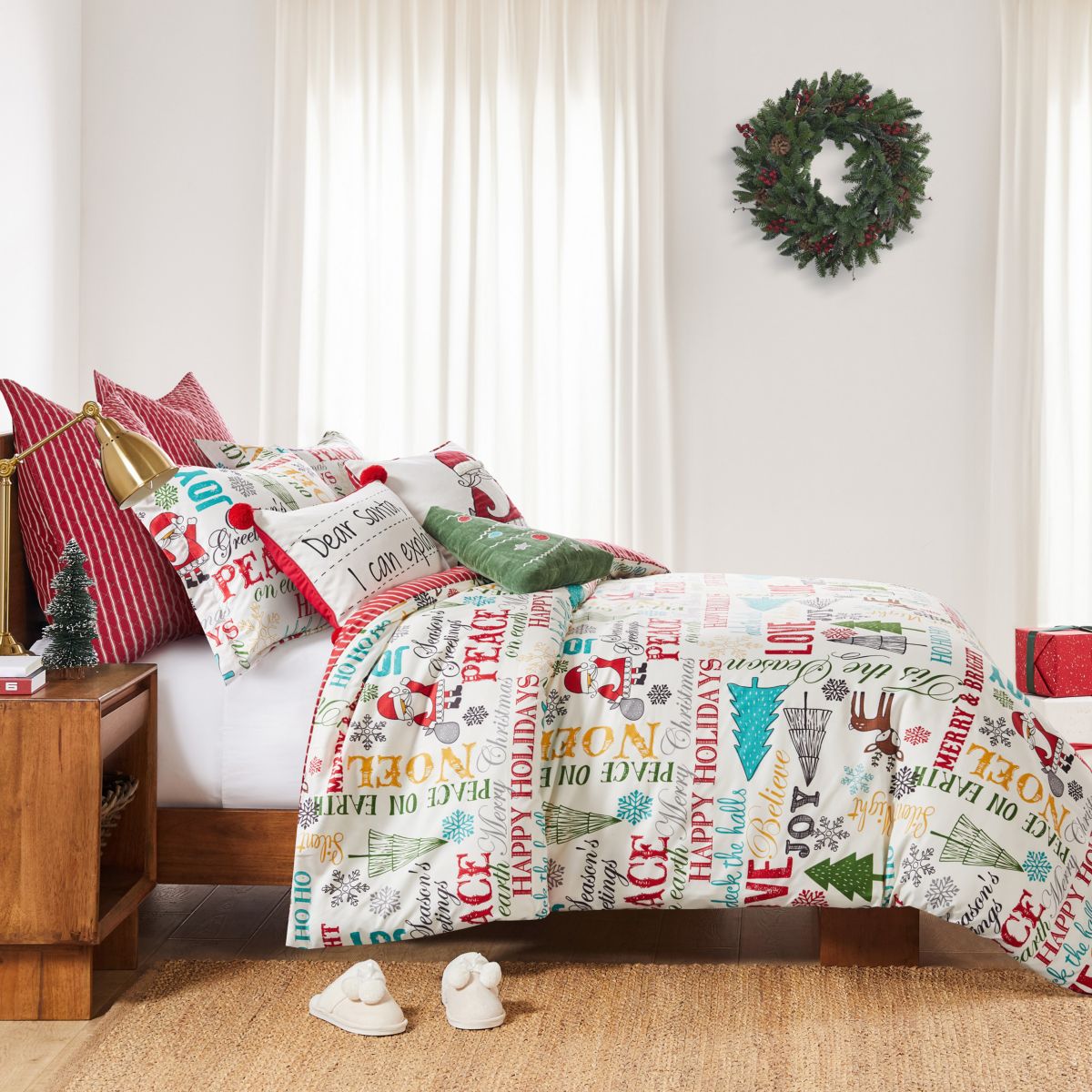Santa Claus Lane Duvet Cover Set