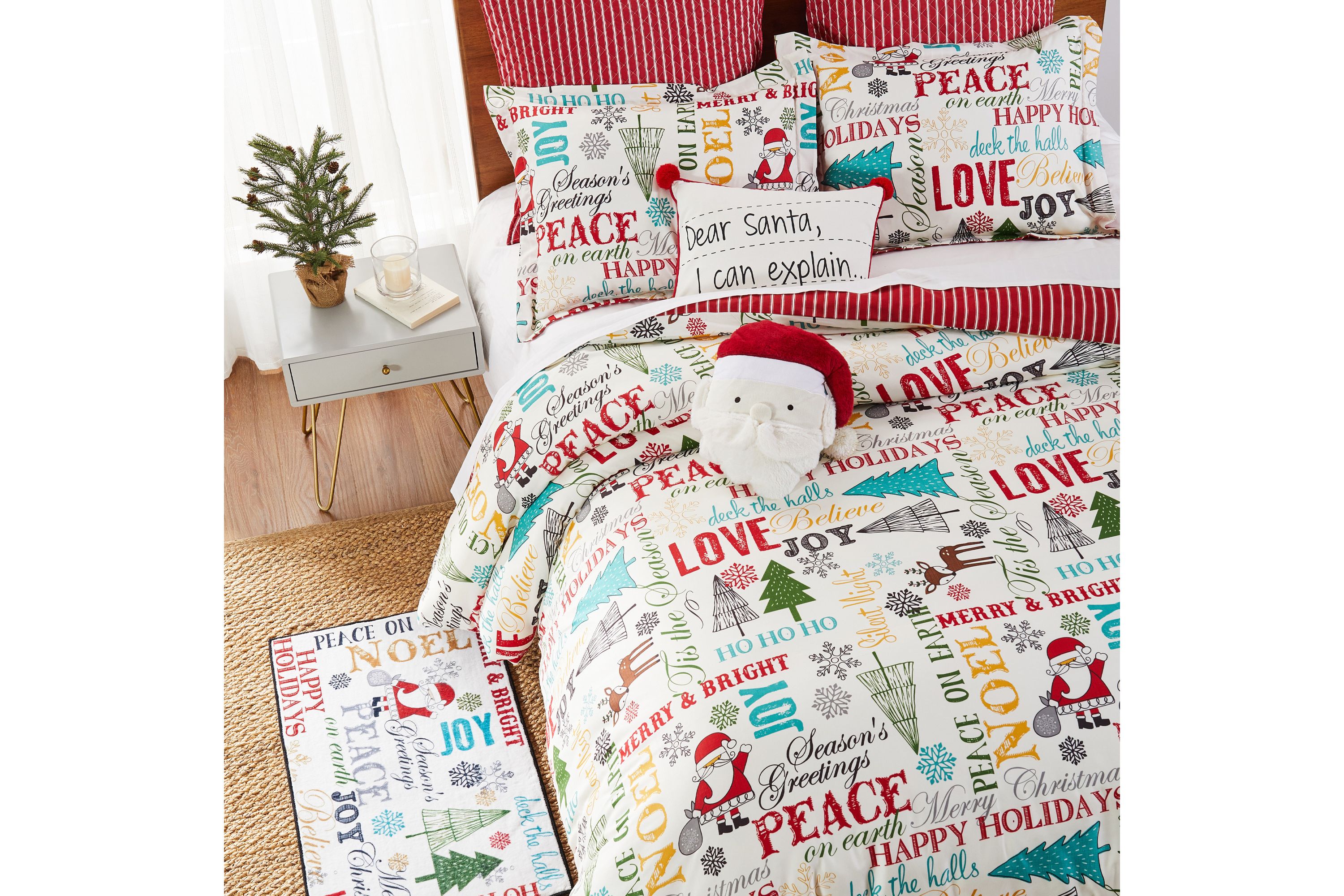 Santa Claus Lane Duvet Cover Set