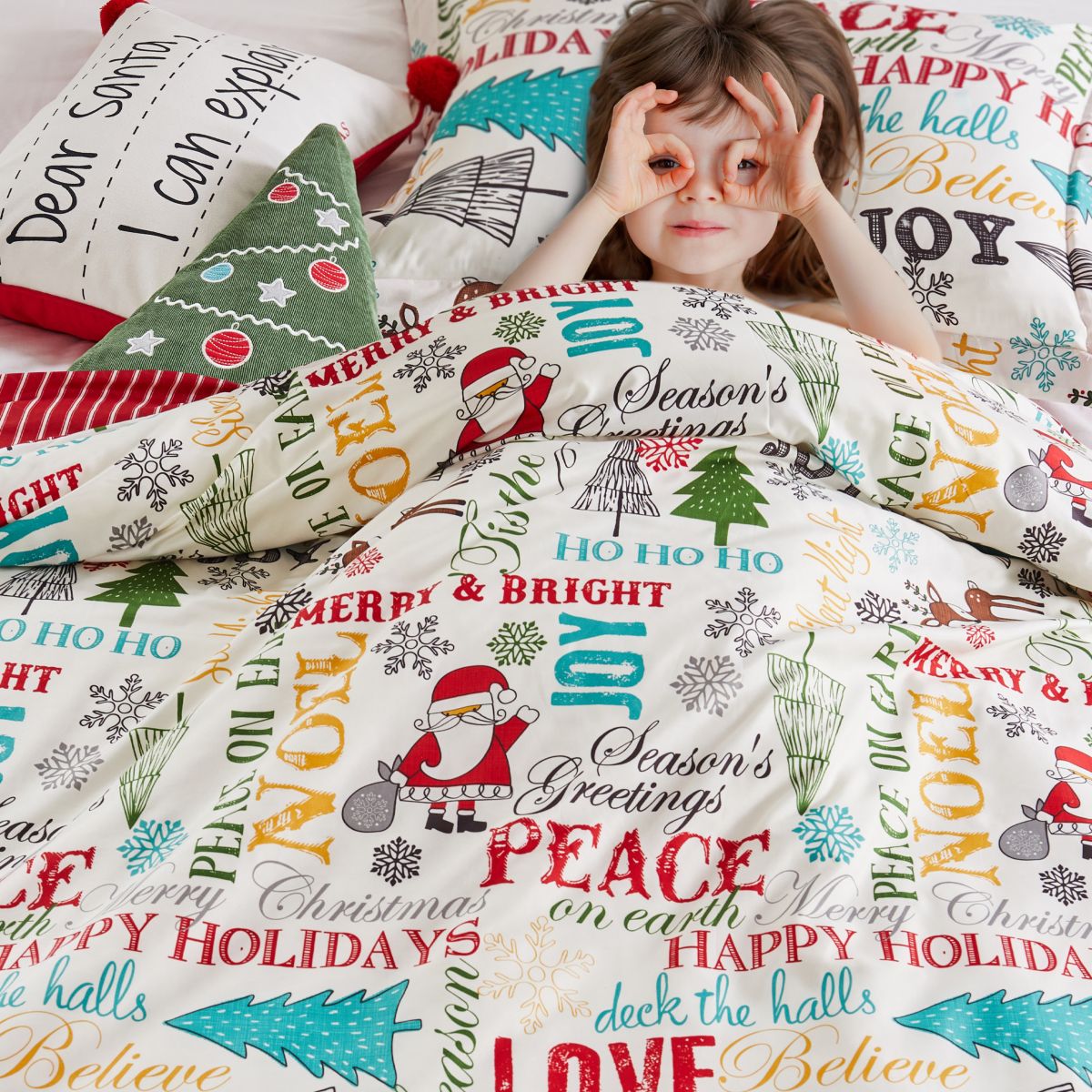 Santa Claus Lane Duvet Cover Set