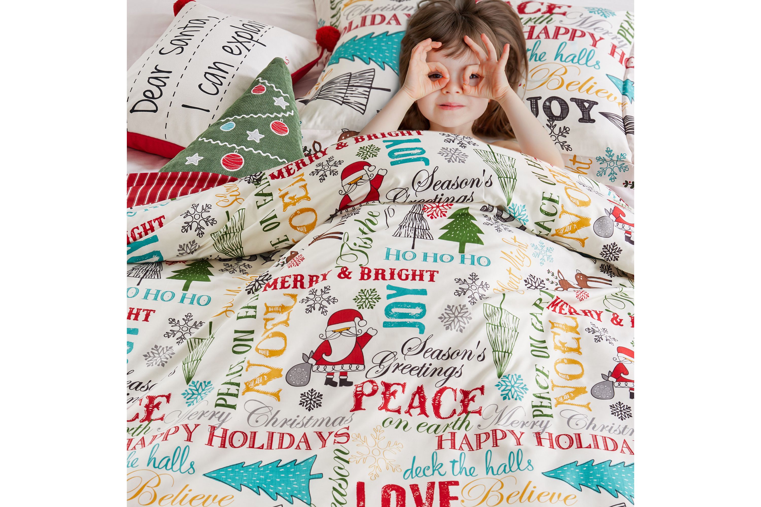 Santa Claus Lane Duvet Cover Set