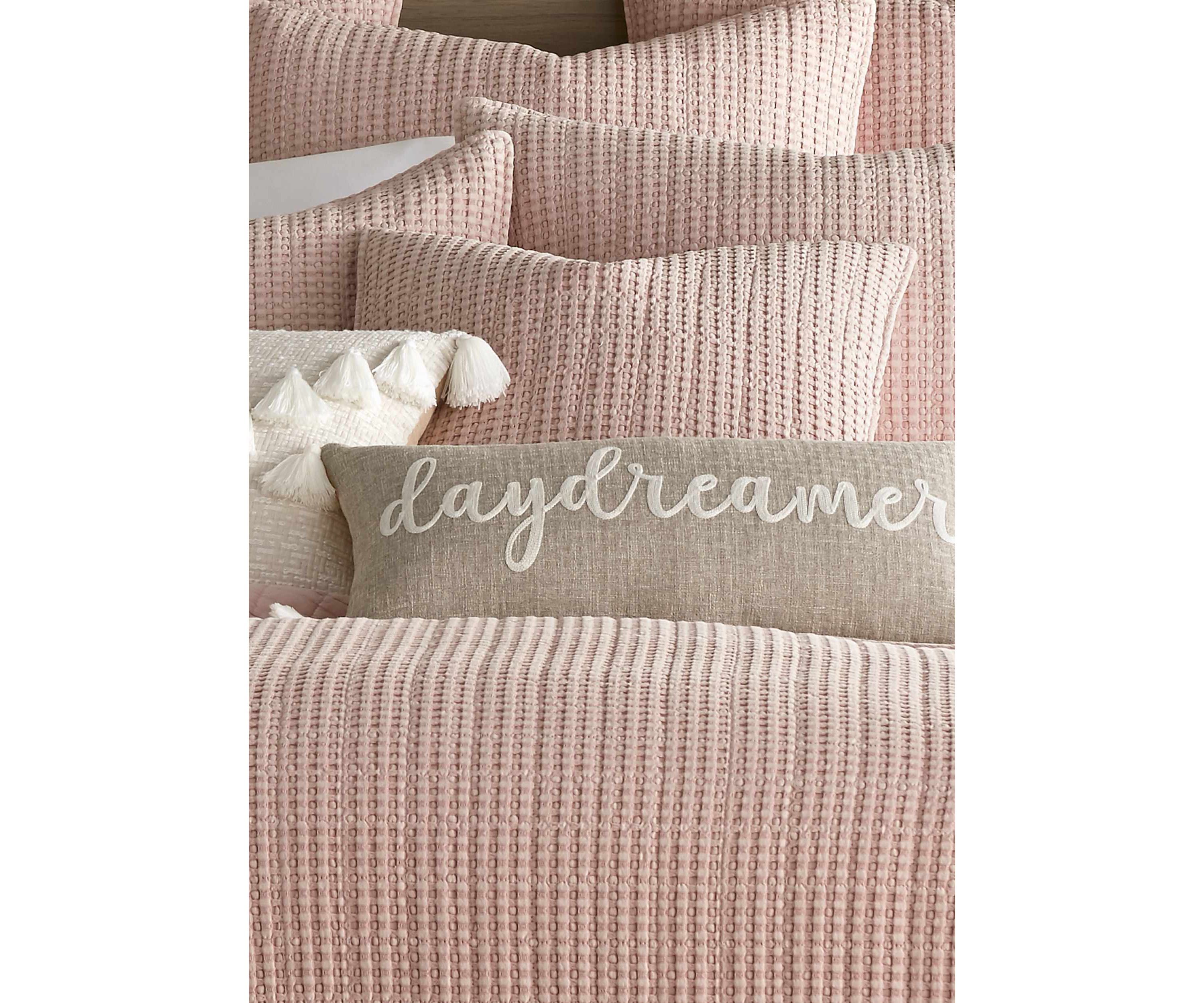 Mills Waffle Square Pillow