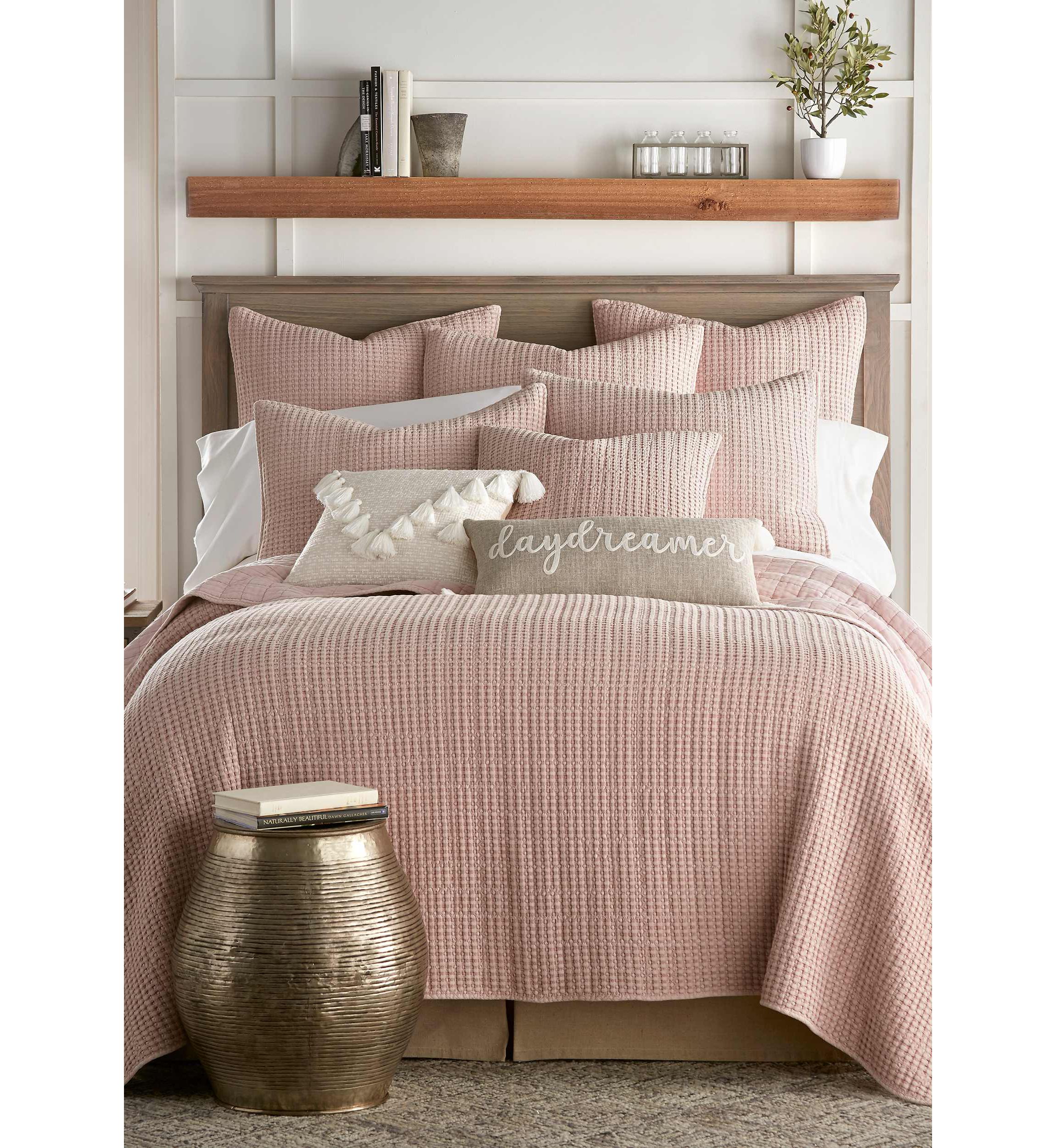 Mills Waffle Square Pillow