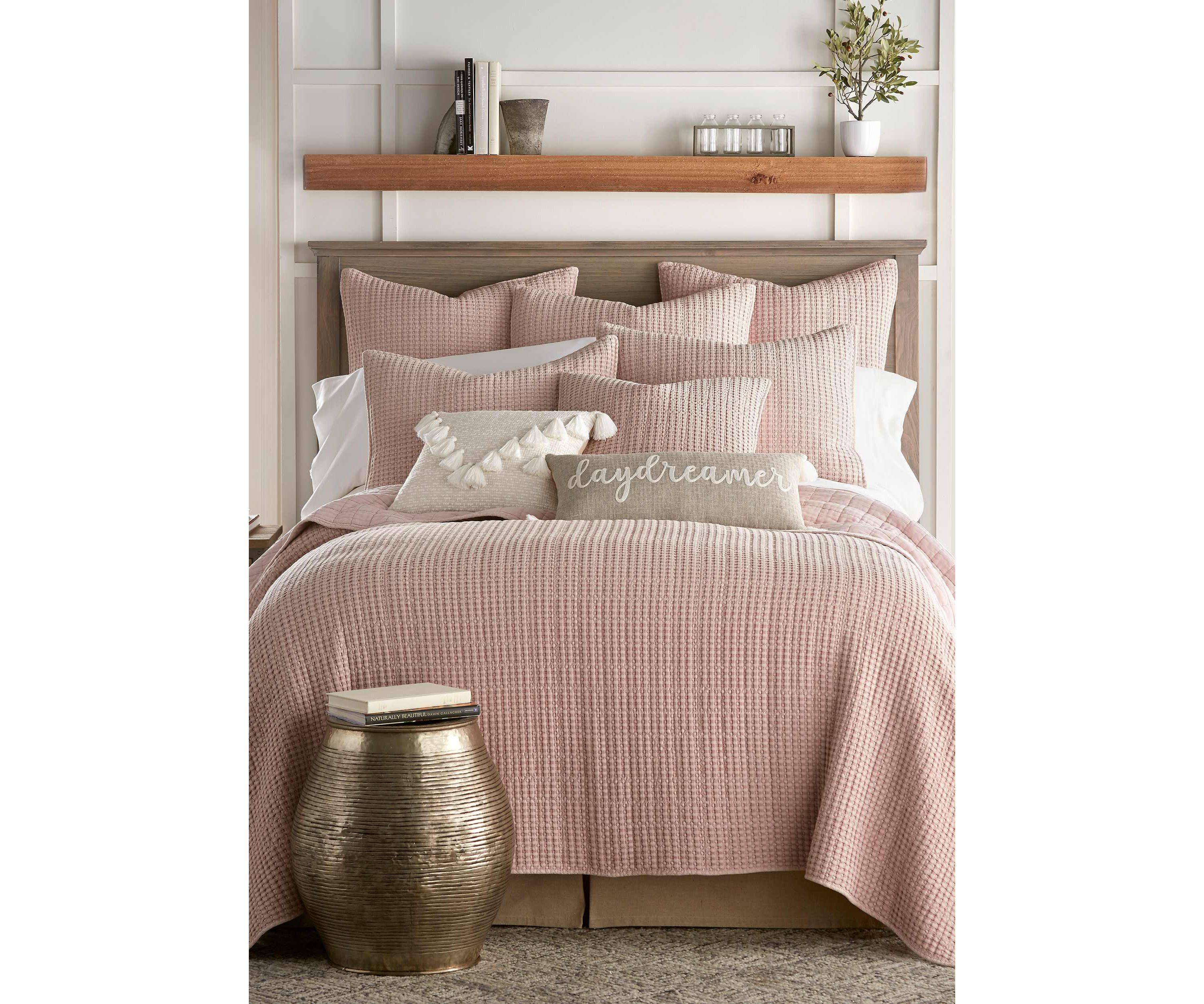 Mills Waffle Square Pillow