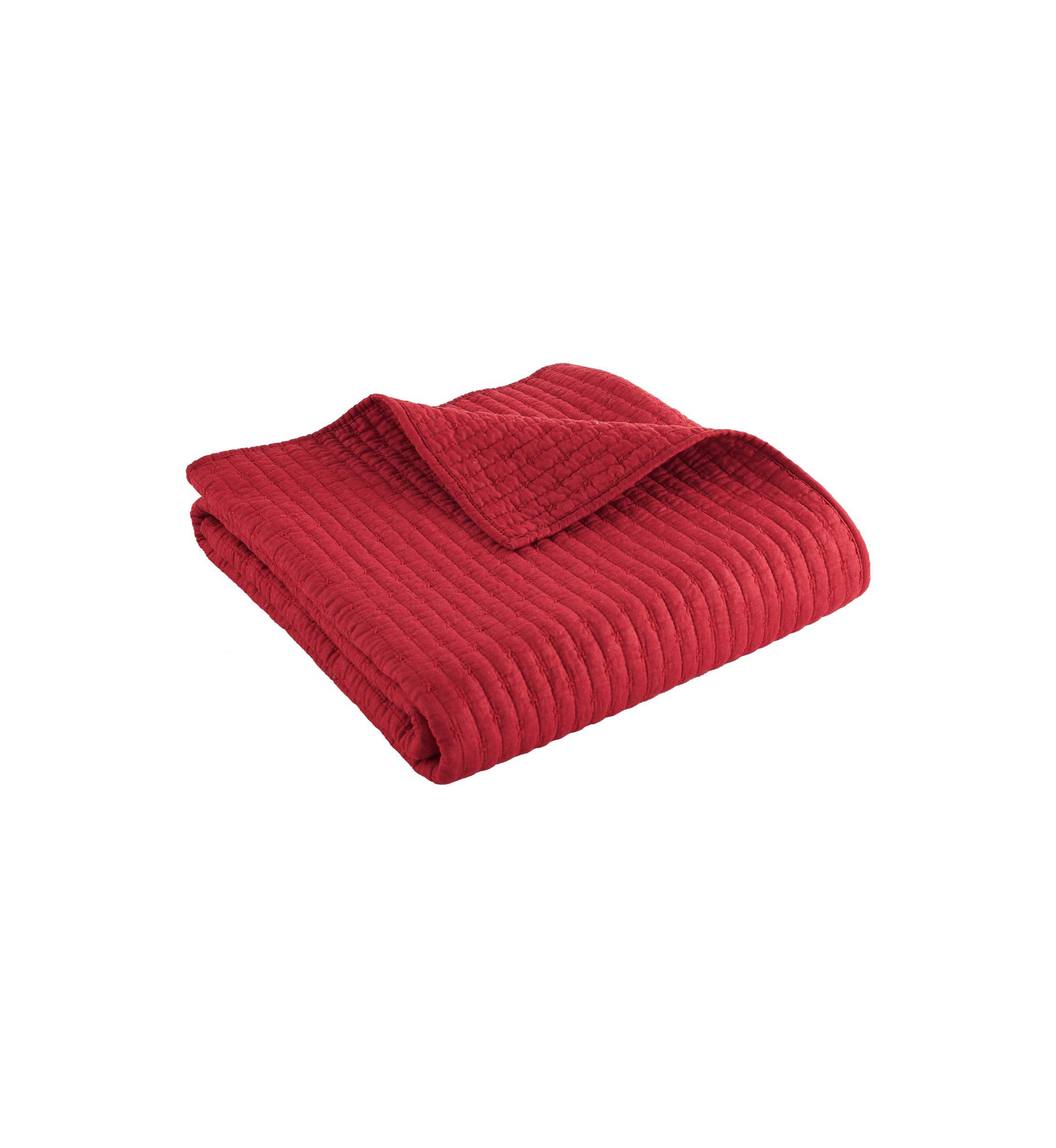 Cross Stitch Quilted Throw