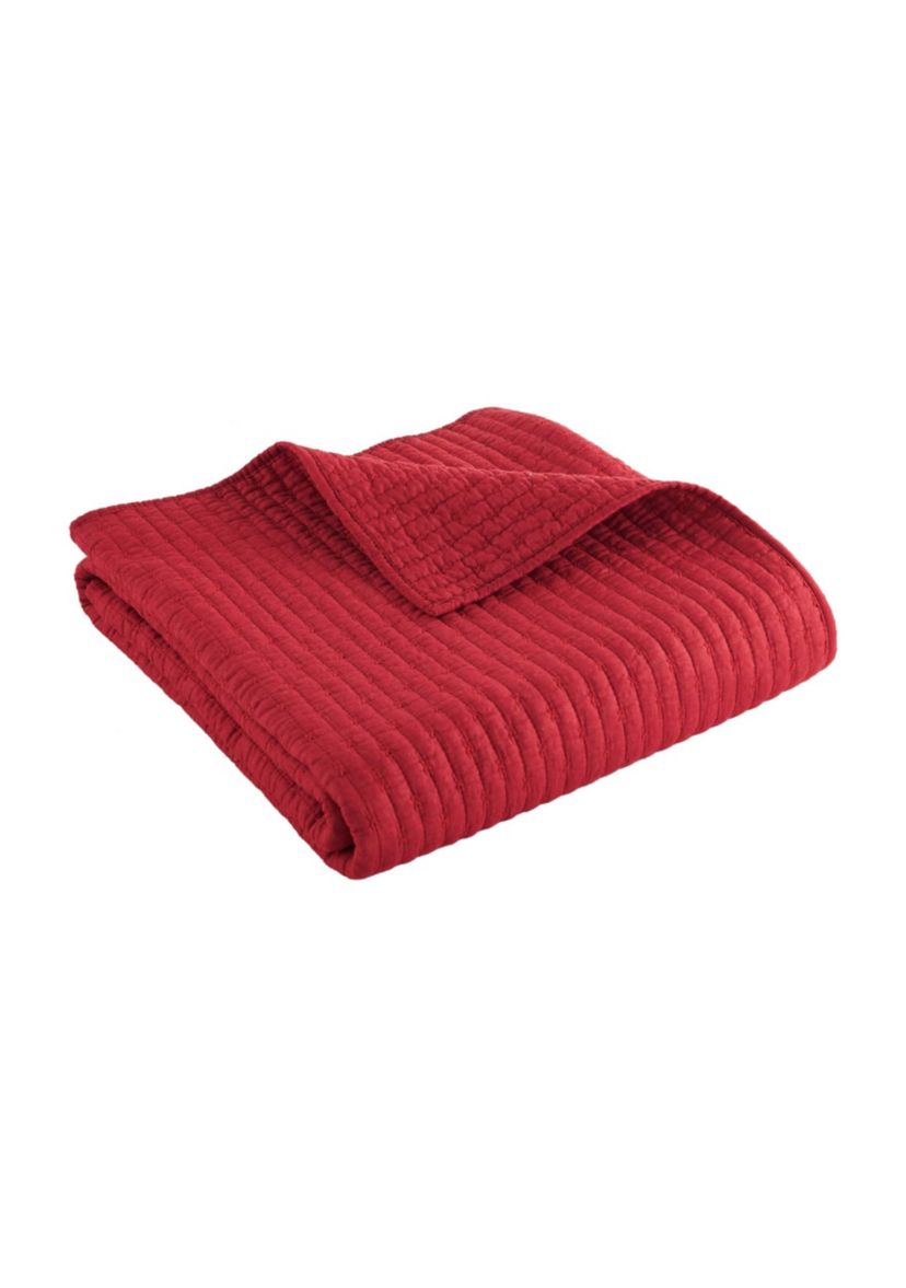 Cross Stitch Quilted Throw