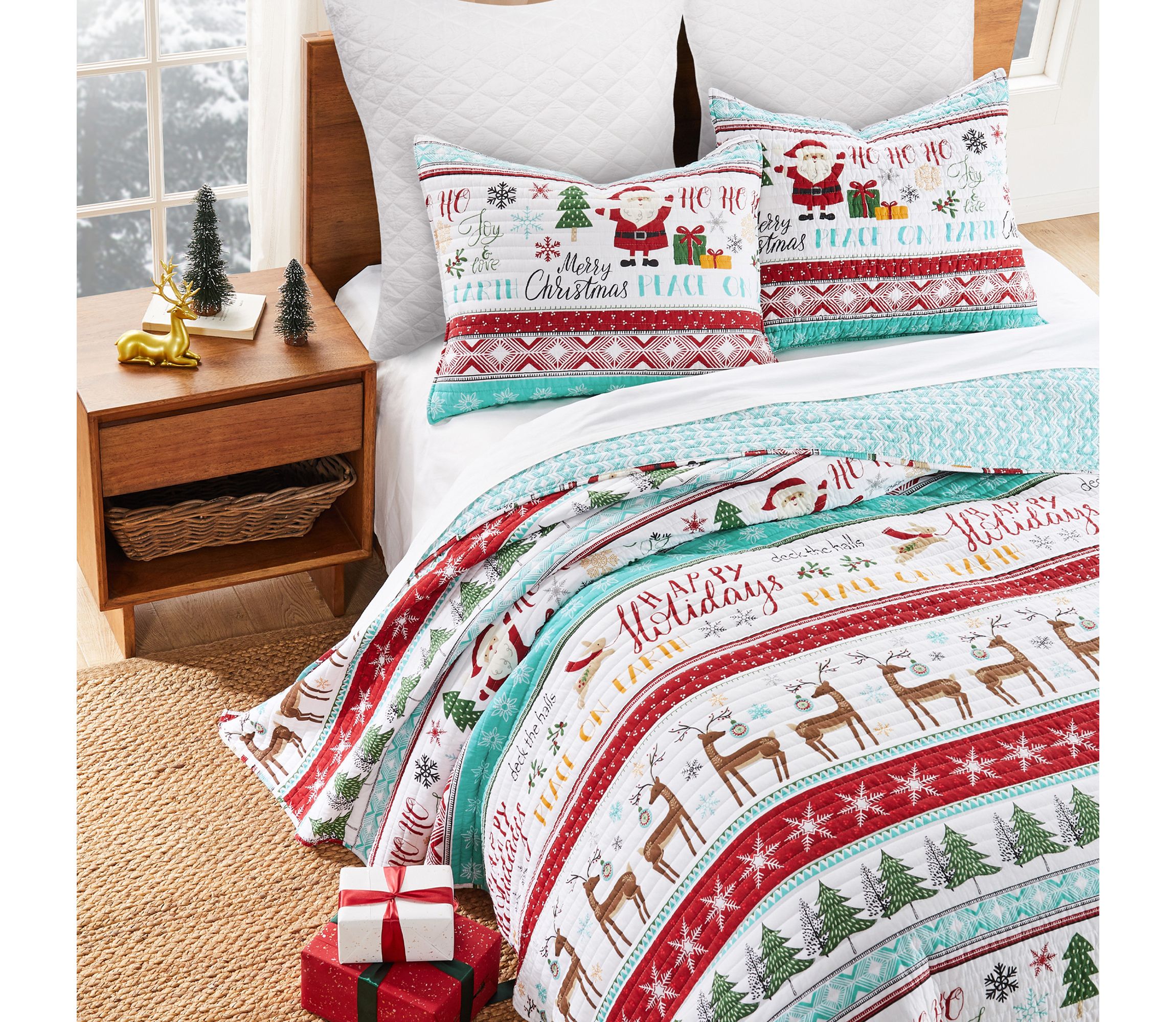 Ho Ho Holidays Quilt Set
