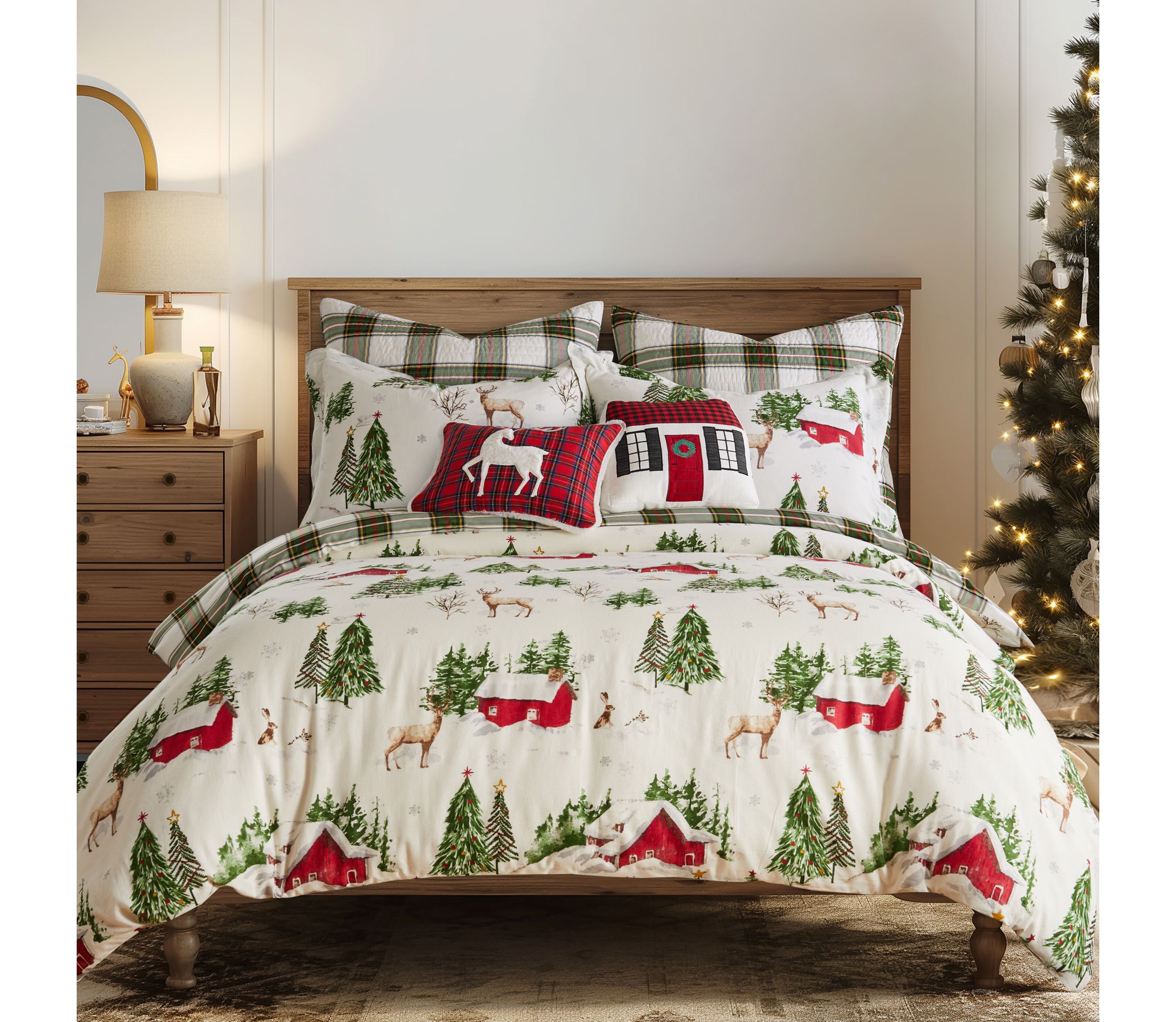 Winterberry Forest Duvet Cover Set