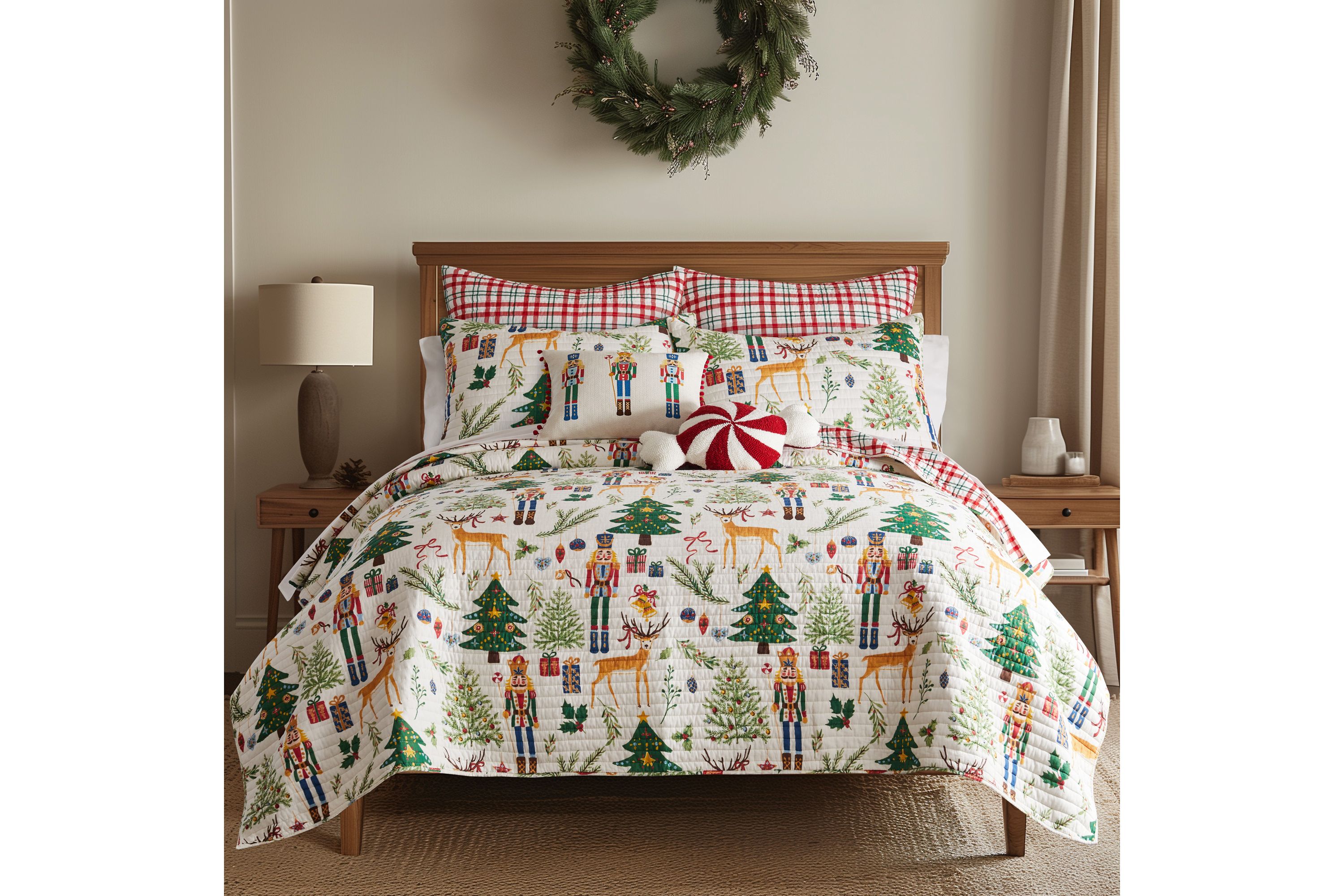 Nutcracker Quilt Set