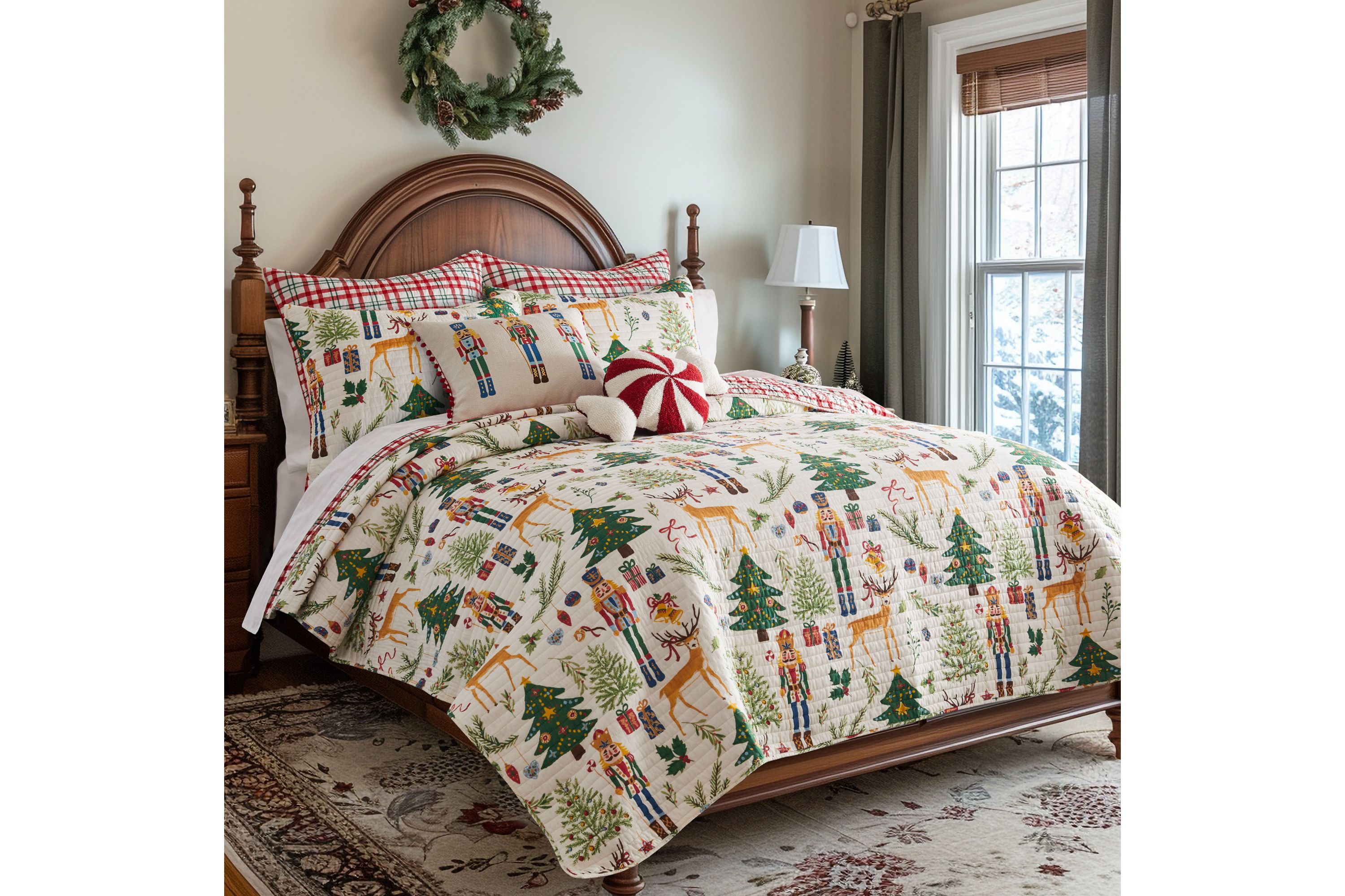 Nutcracker Quilt Set
