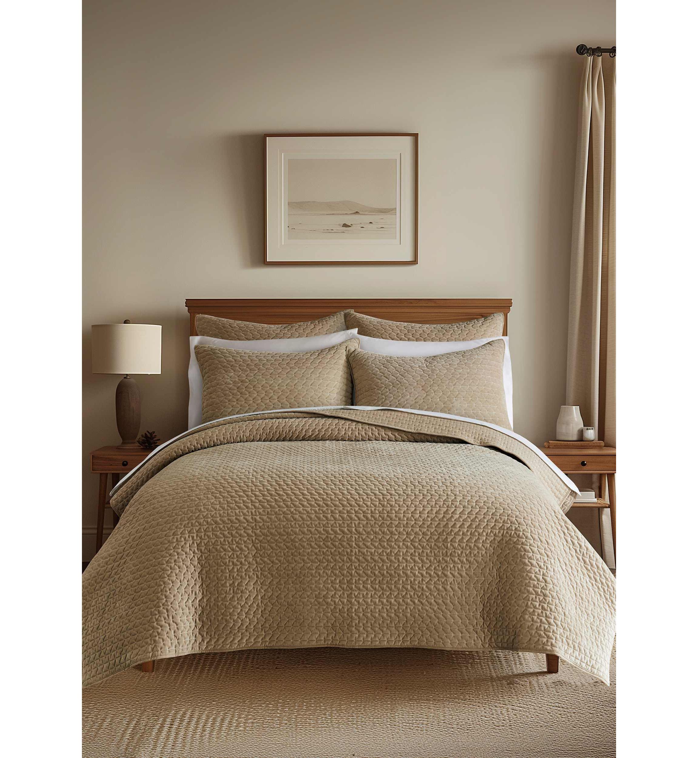 Velvet Stitch Quilt Set
