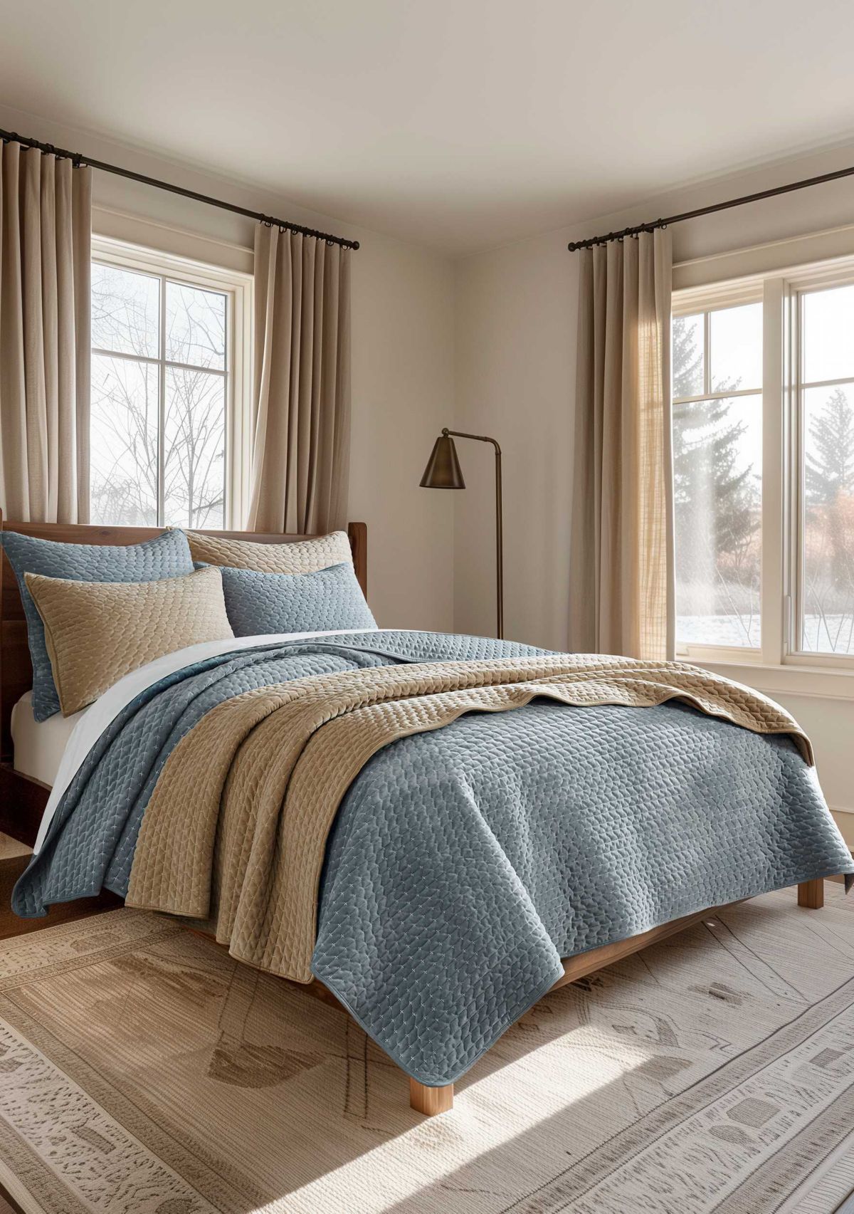 Velvet Stitch Quilt Set