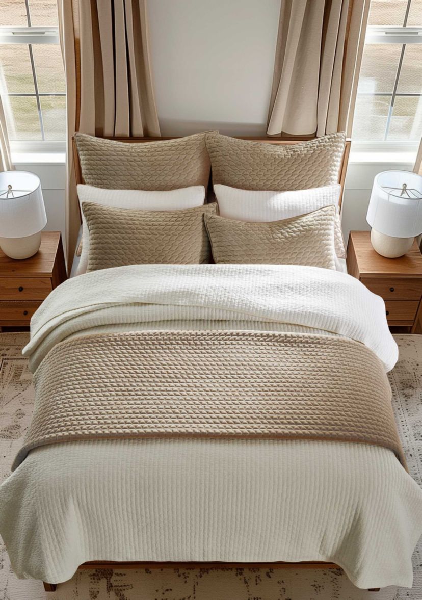 Velvet Stitch Quilt Set