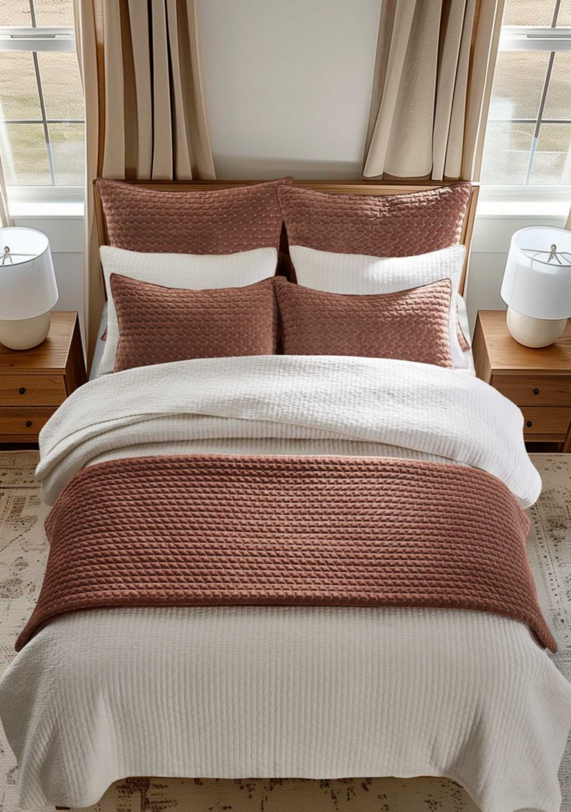 Velvet Stitch Quilt Set