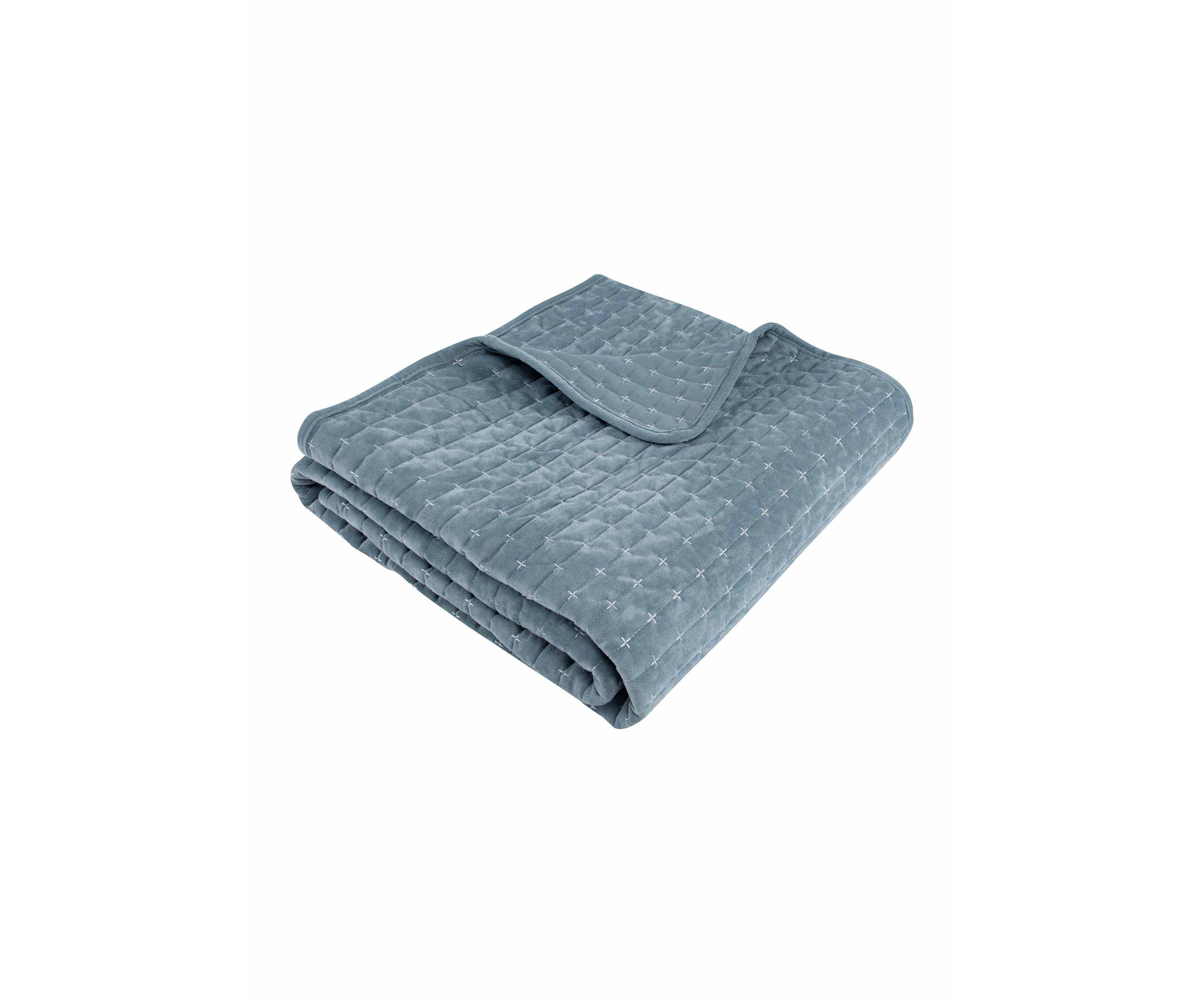 Velvet Stitch Quilted Throw