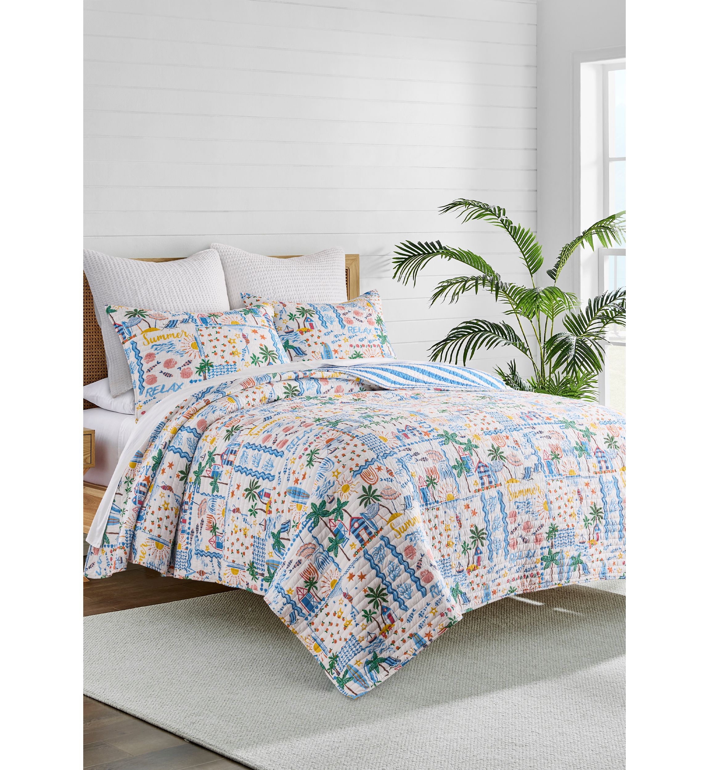 Beach Summer Quilt Set