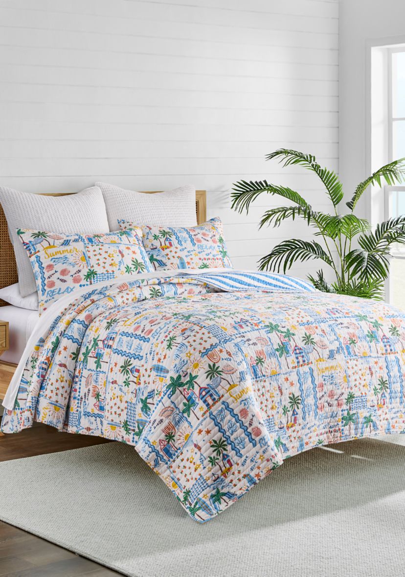 Beach Summer Quilt Set