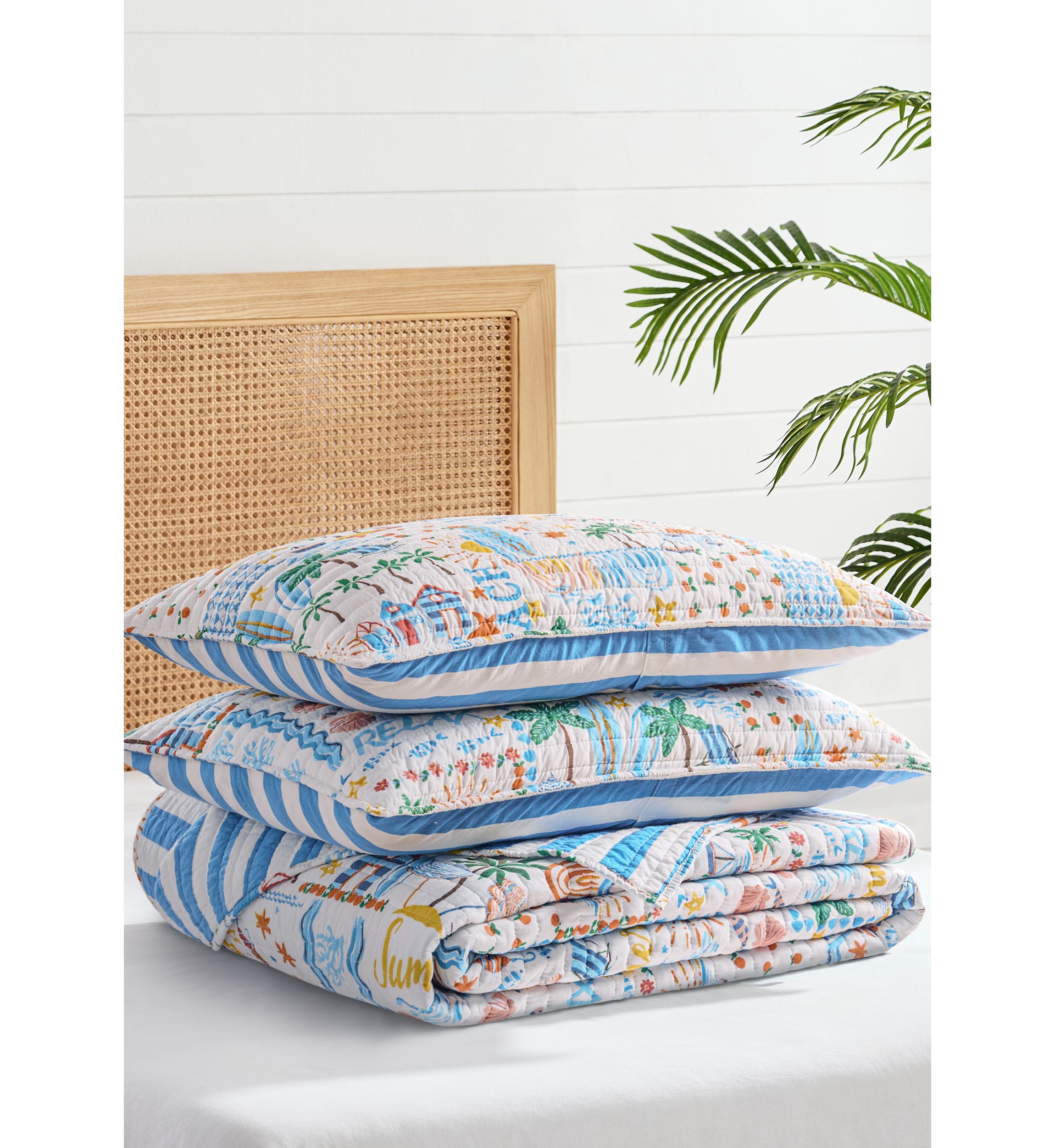 Beach Summer Quilt Set