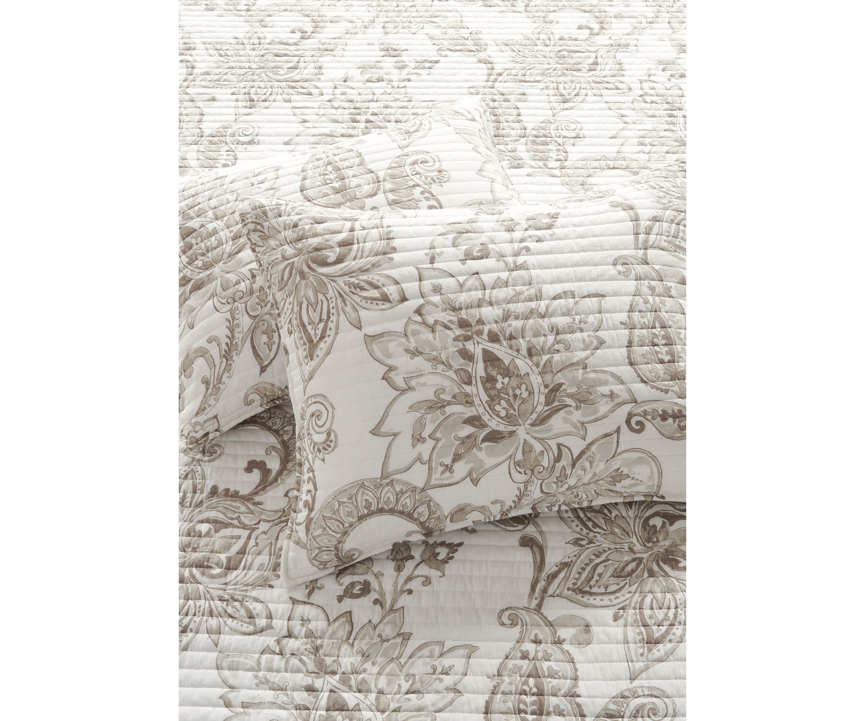 Bennett Taupe Quilt Set