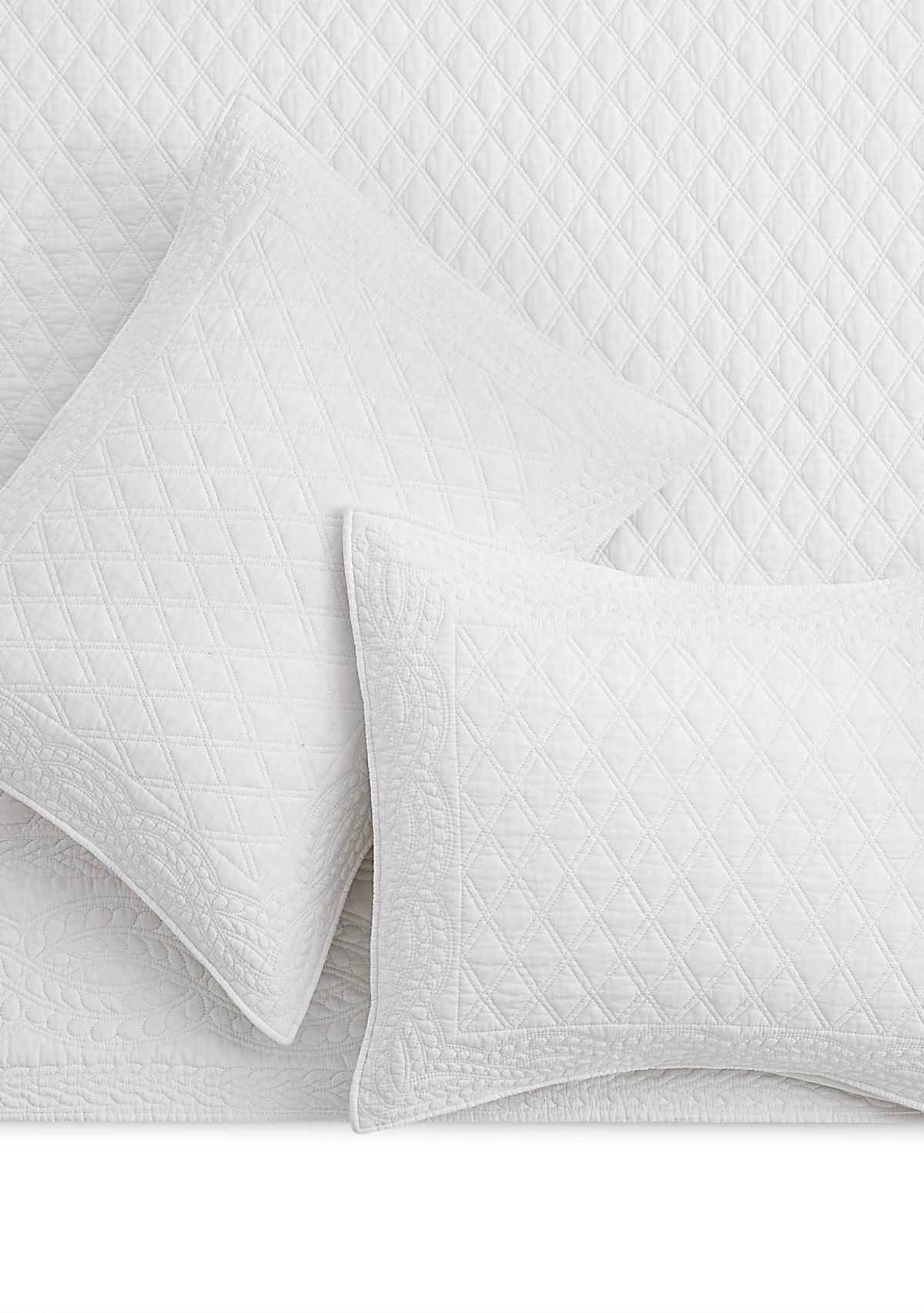 Ballou Bright White Bedspread Set
