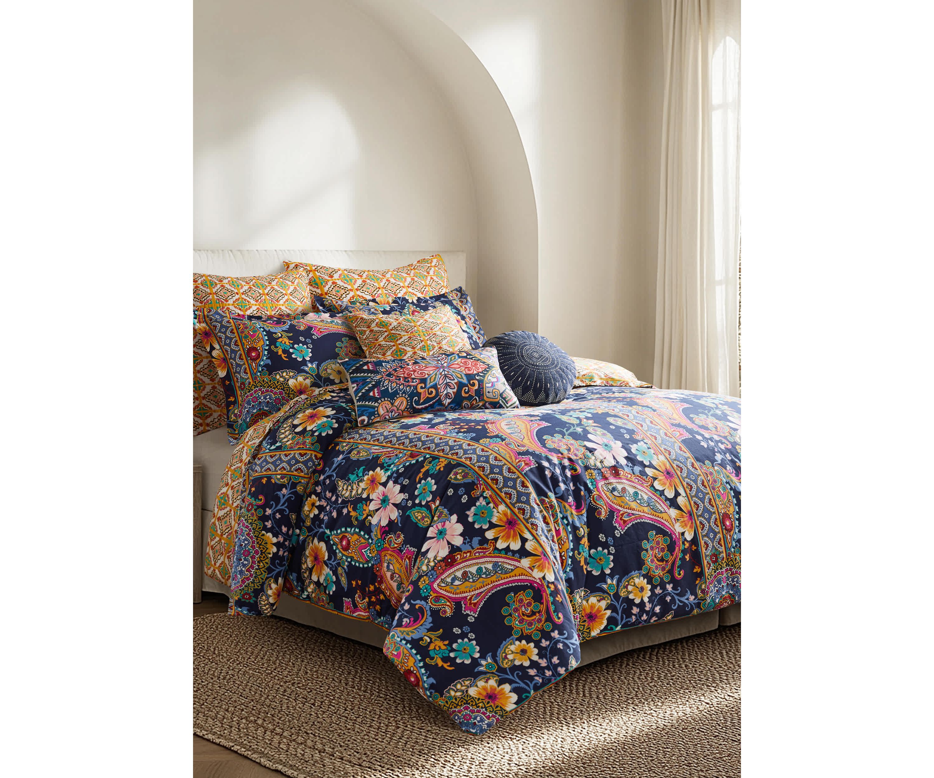 Bertelli Navy Comforter Set