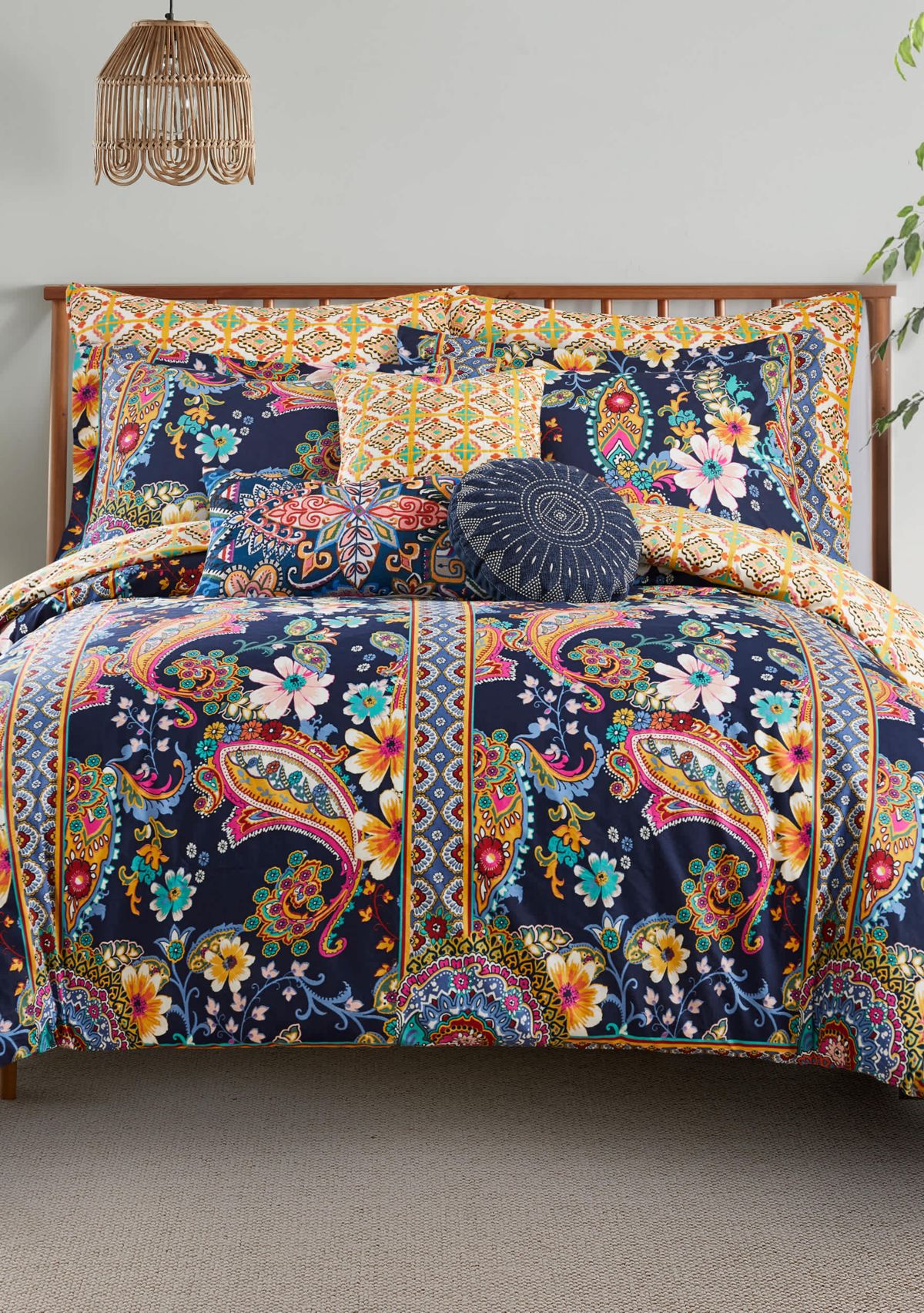 Bertelli Navy Comforter Set