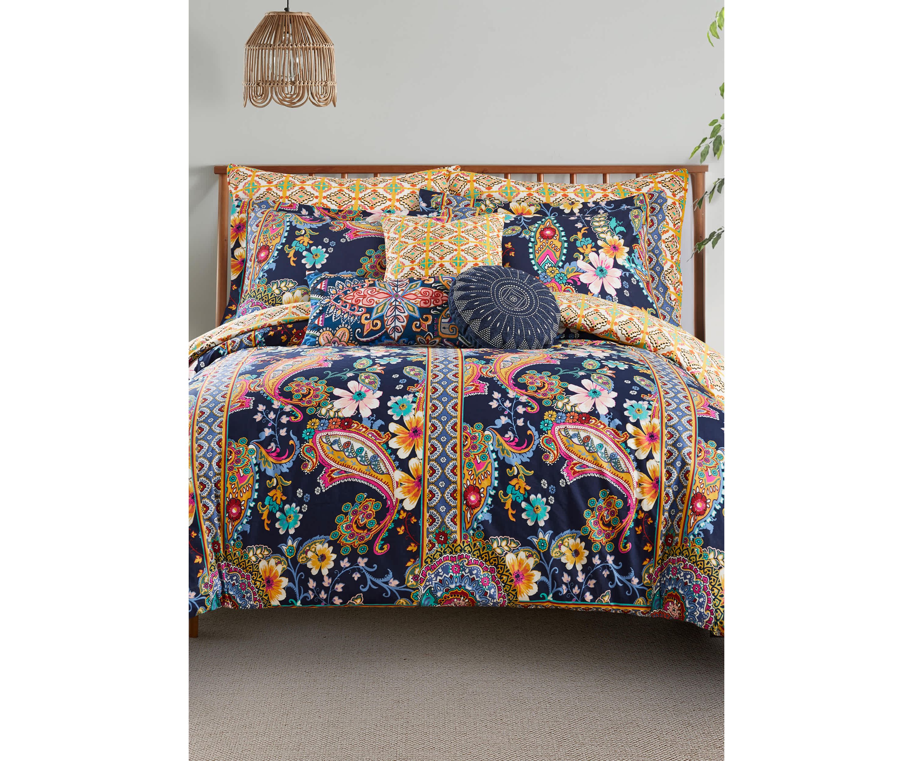 Bertelli Navy Comforter Set