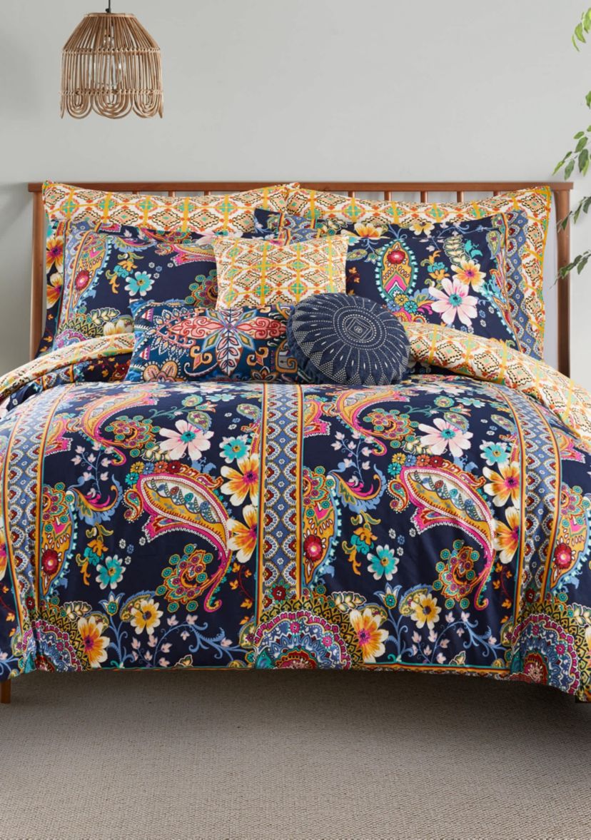 Bertelli Navy Comforter Set