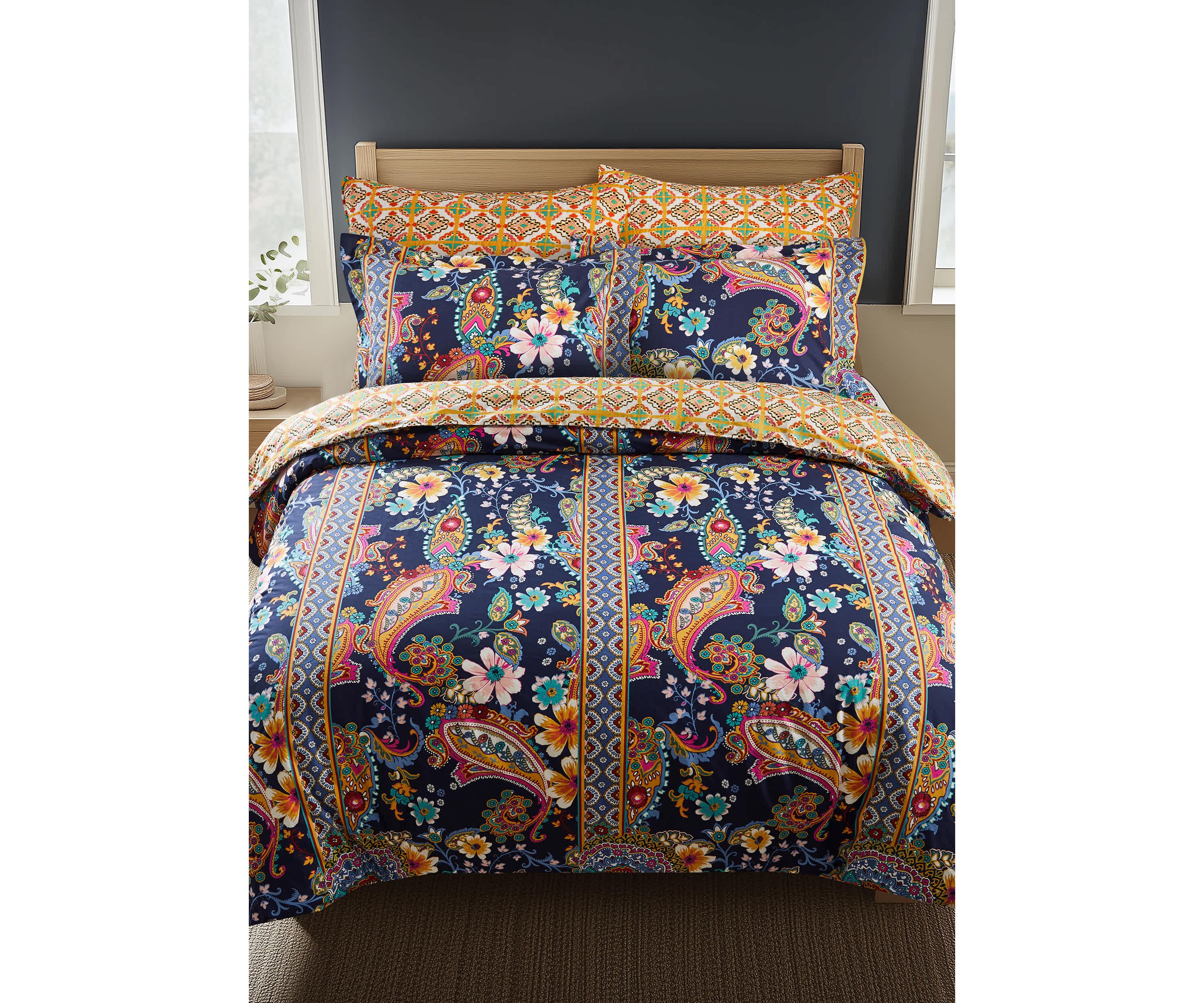 Bertelli Navy Comforter Set