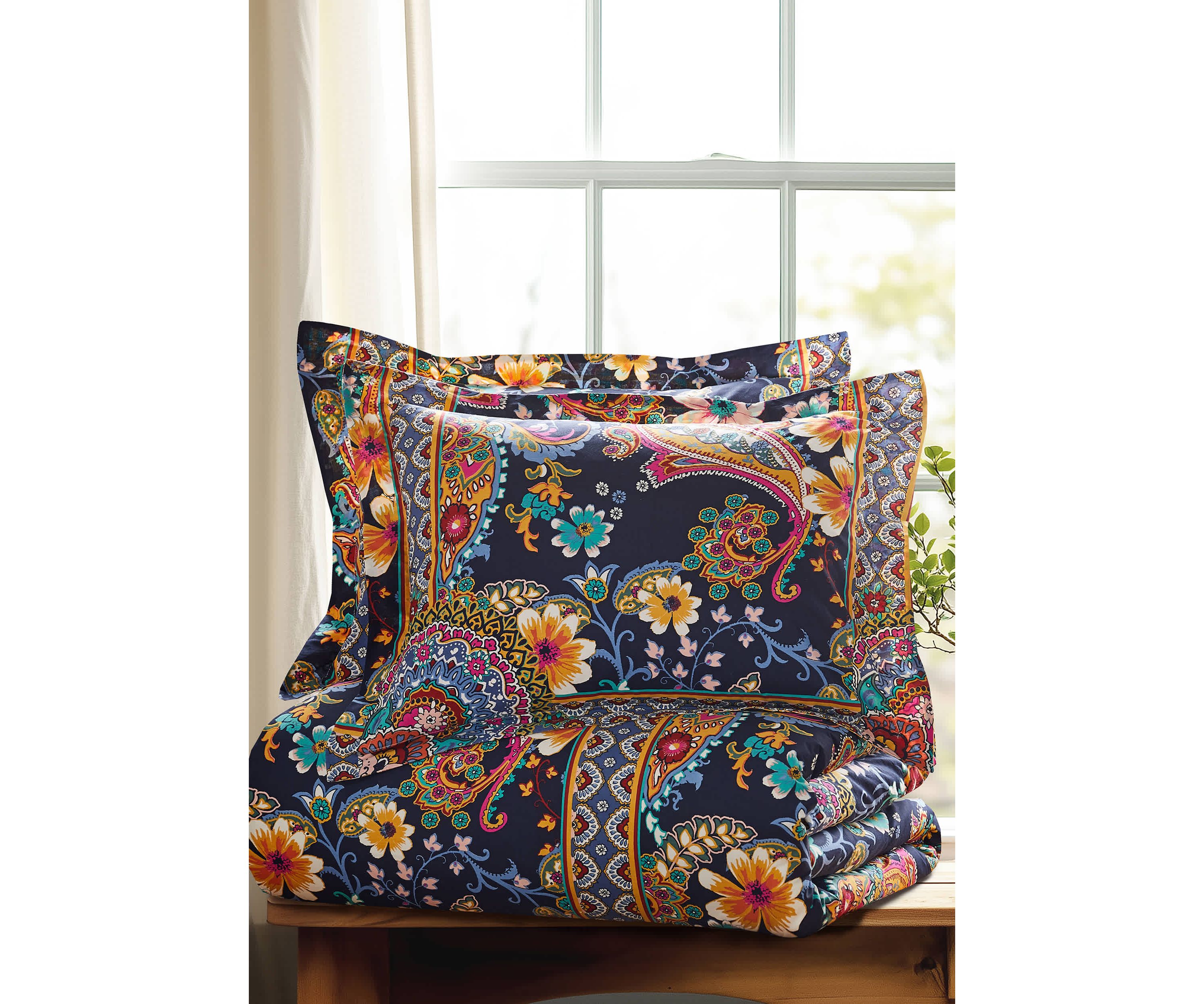 Bertelli Navy Comforter Set