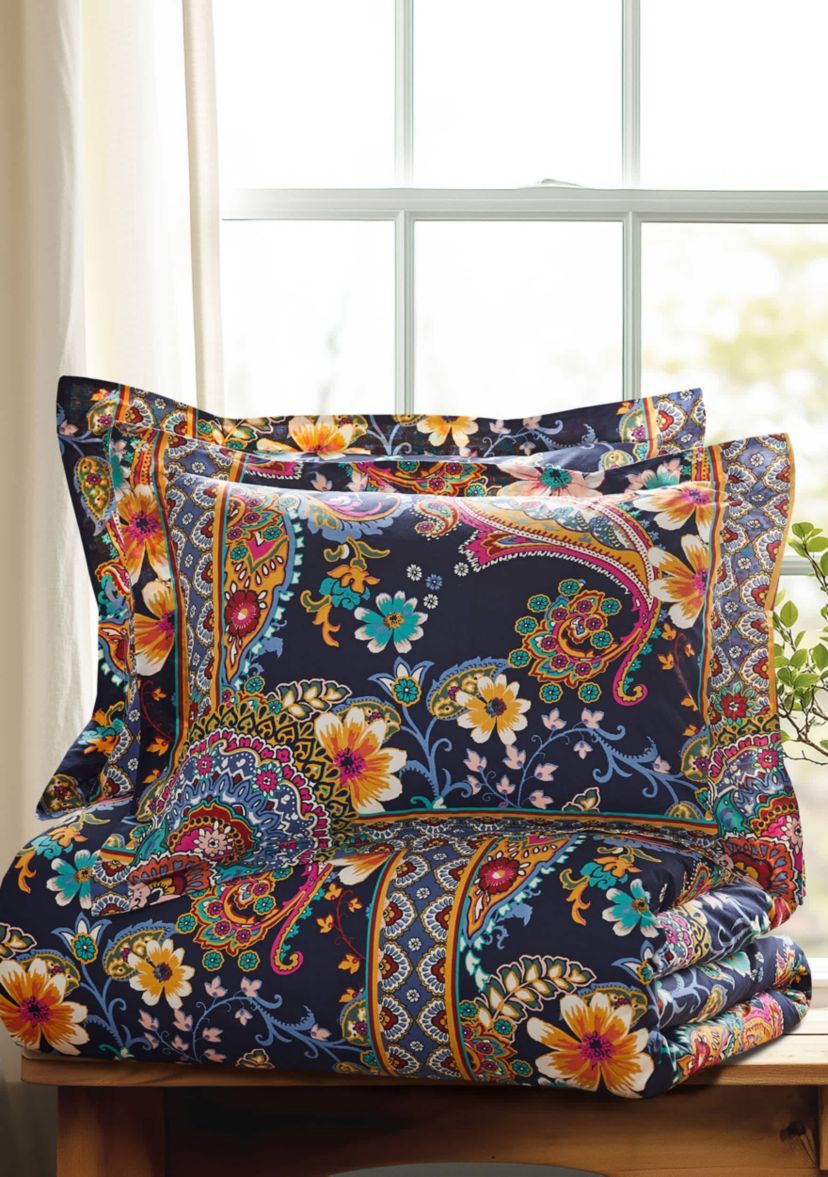 Bertelli Navy Comforter Set