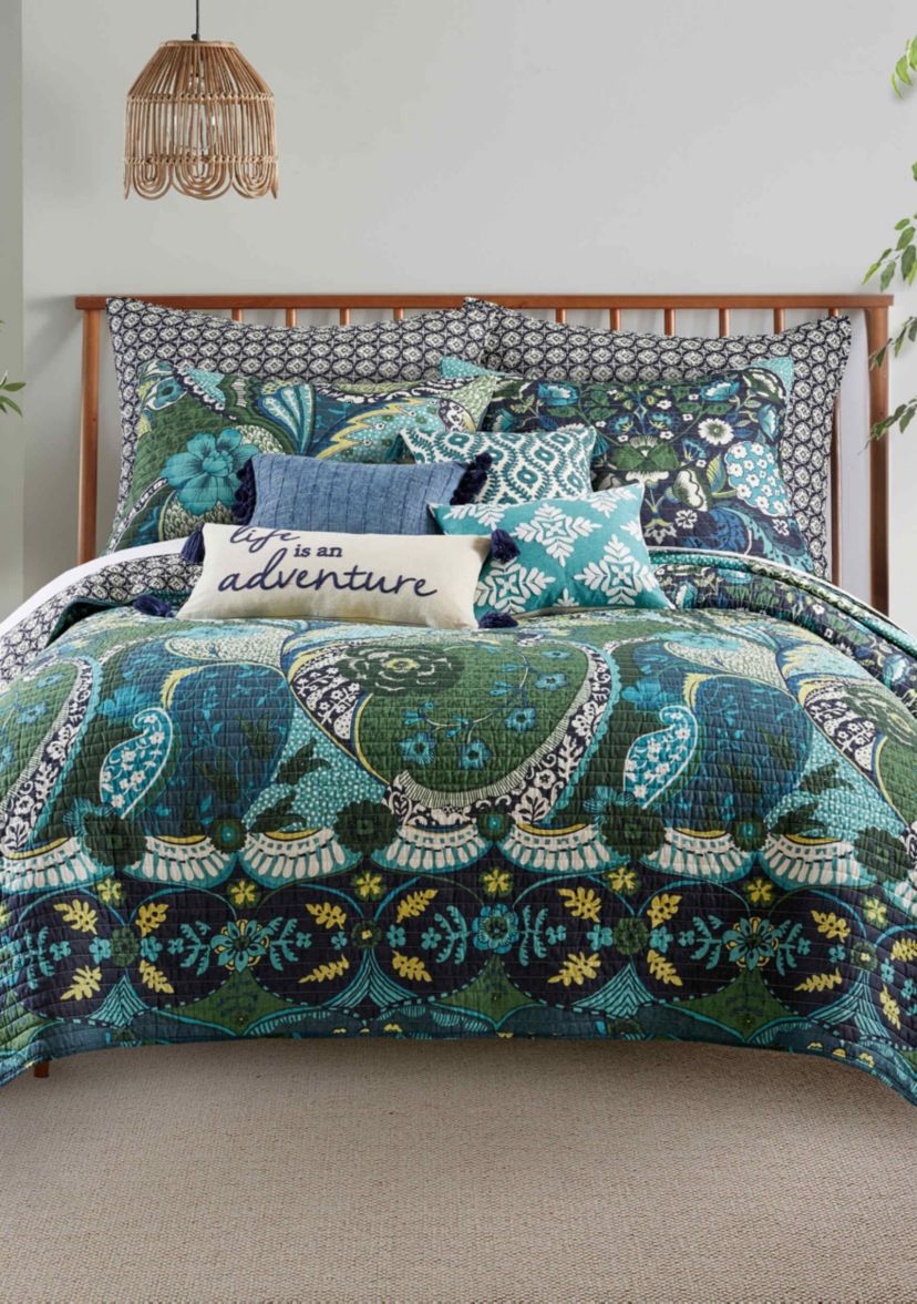 Jules Blue Quilt Set