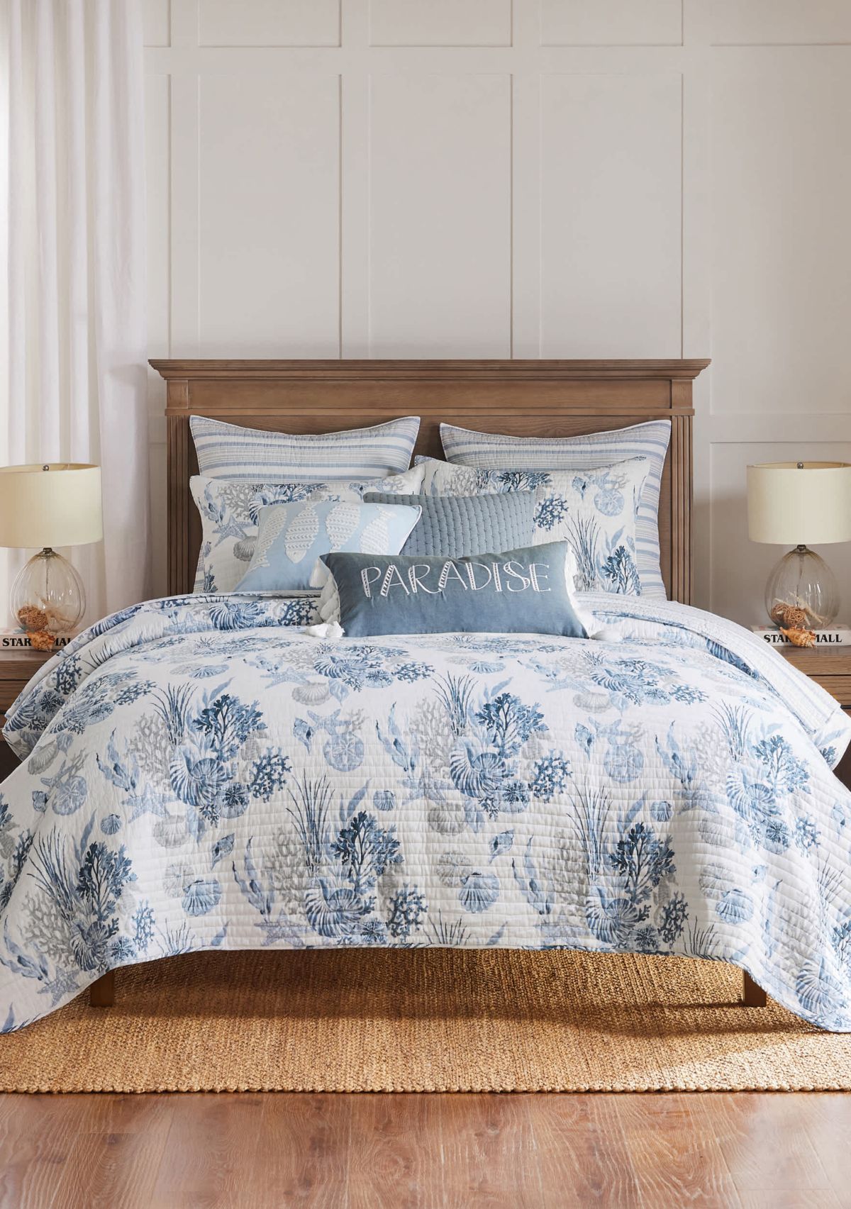 Coral Landing Quilt Set