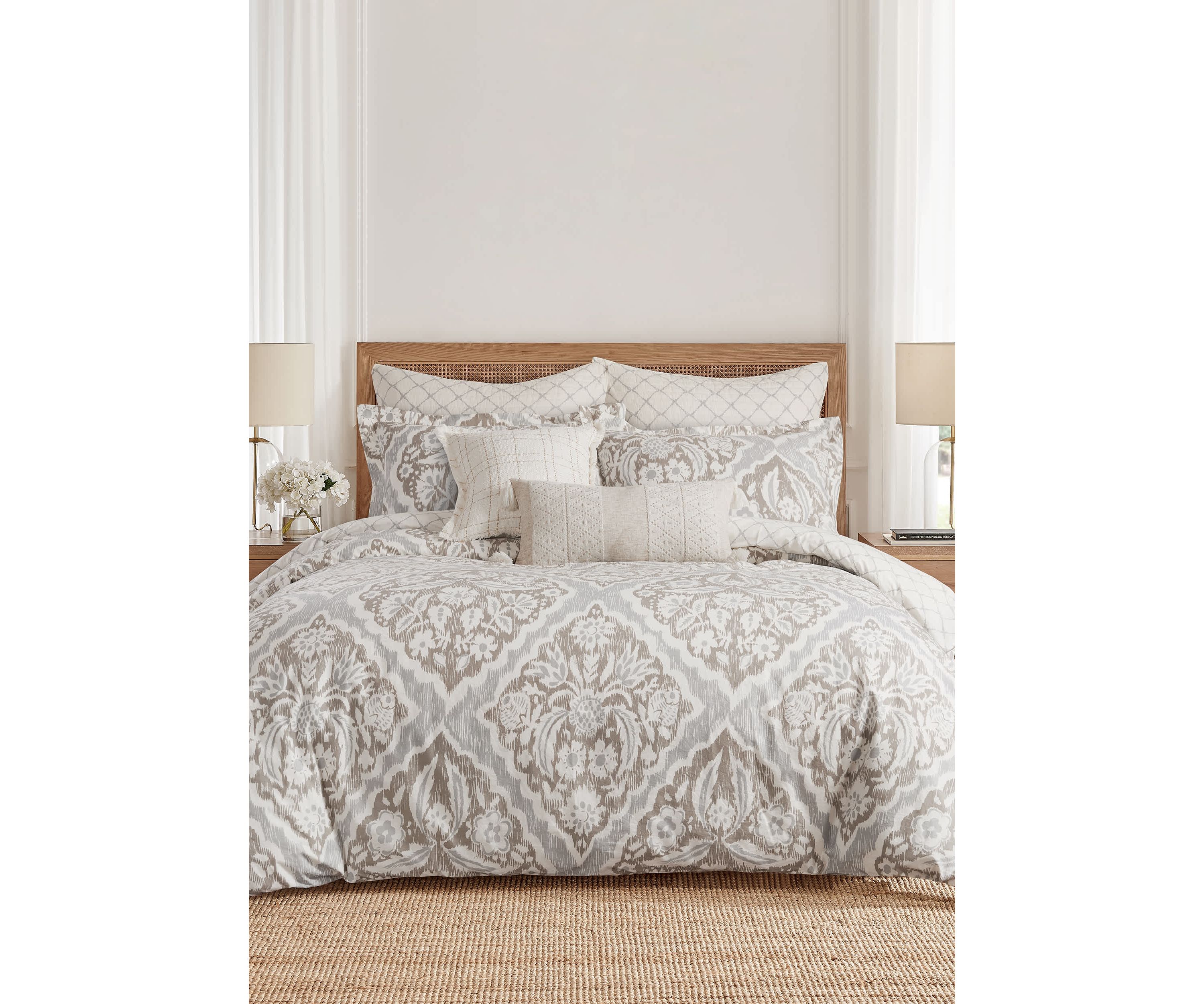 Becker Taupe Comforter Set