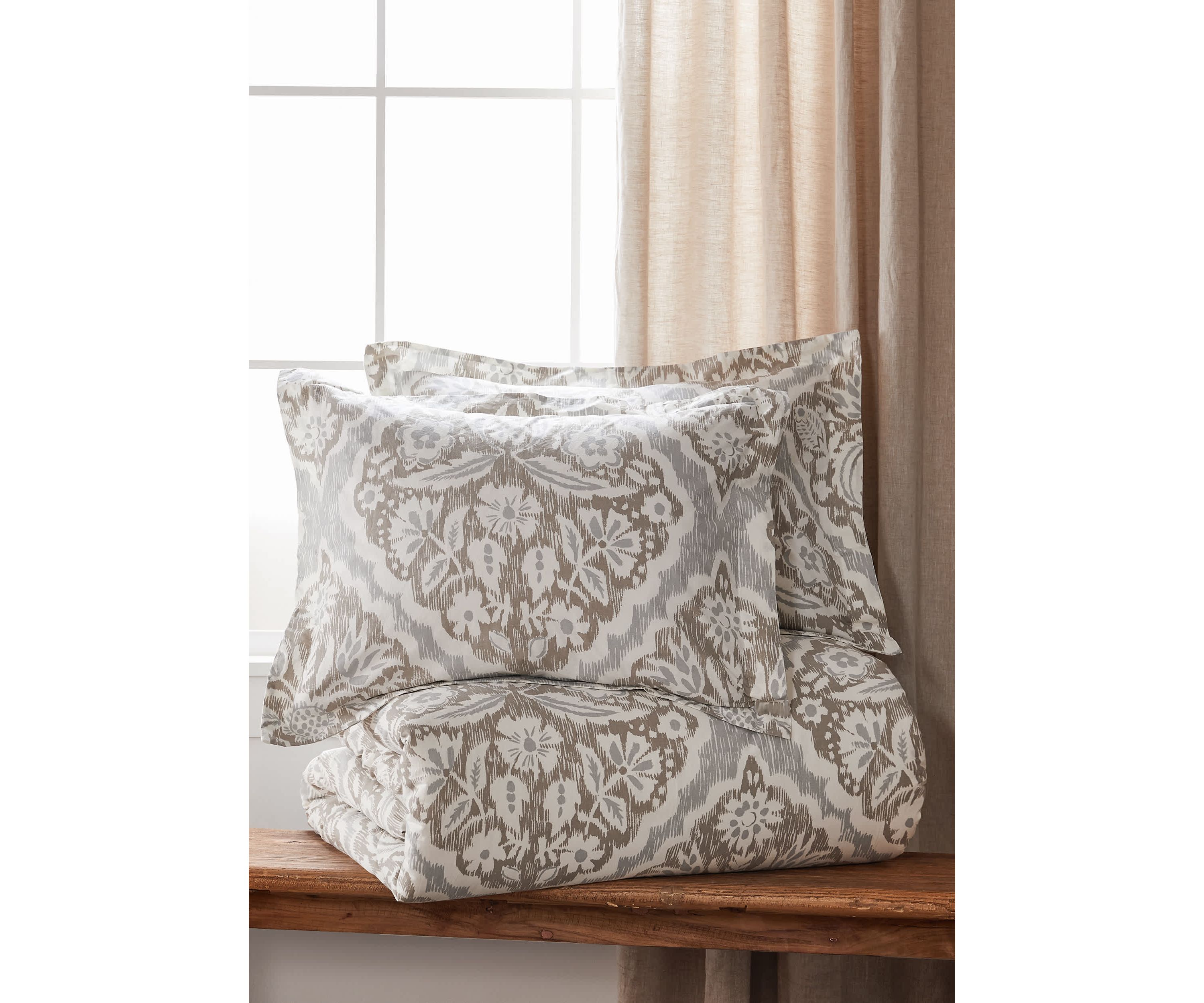 Becker Taupe Comforter Set