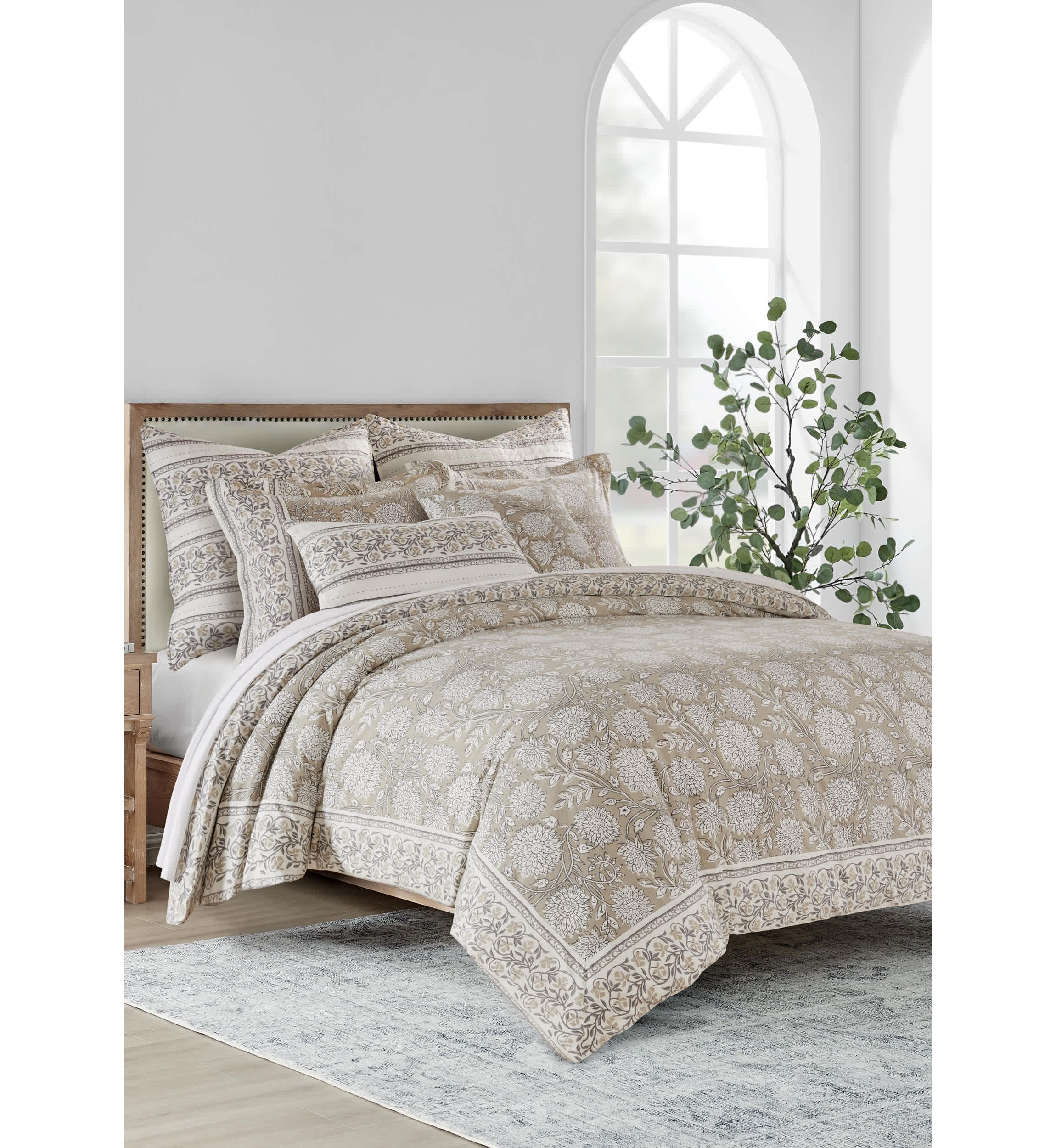 Adare Taupe Duvet Cover Set