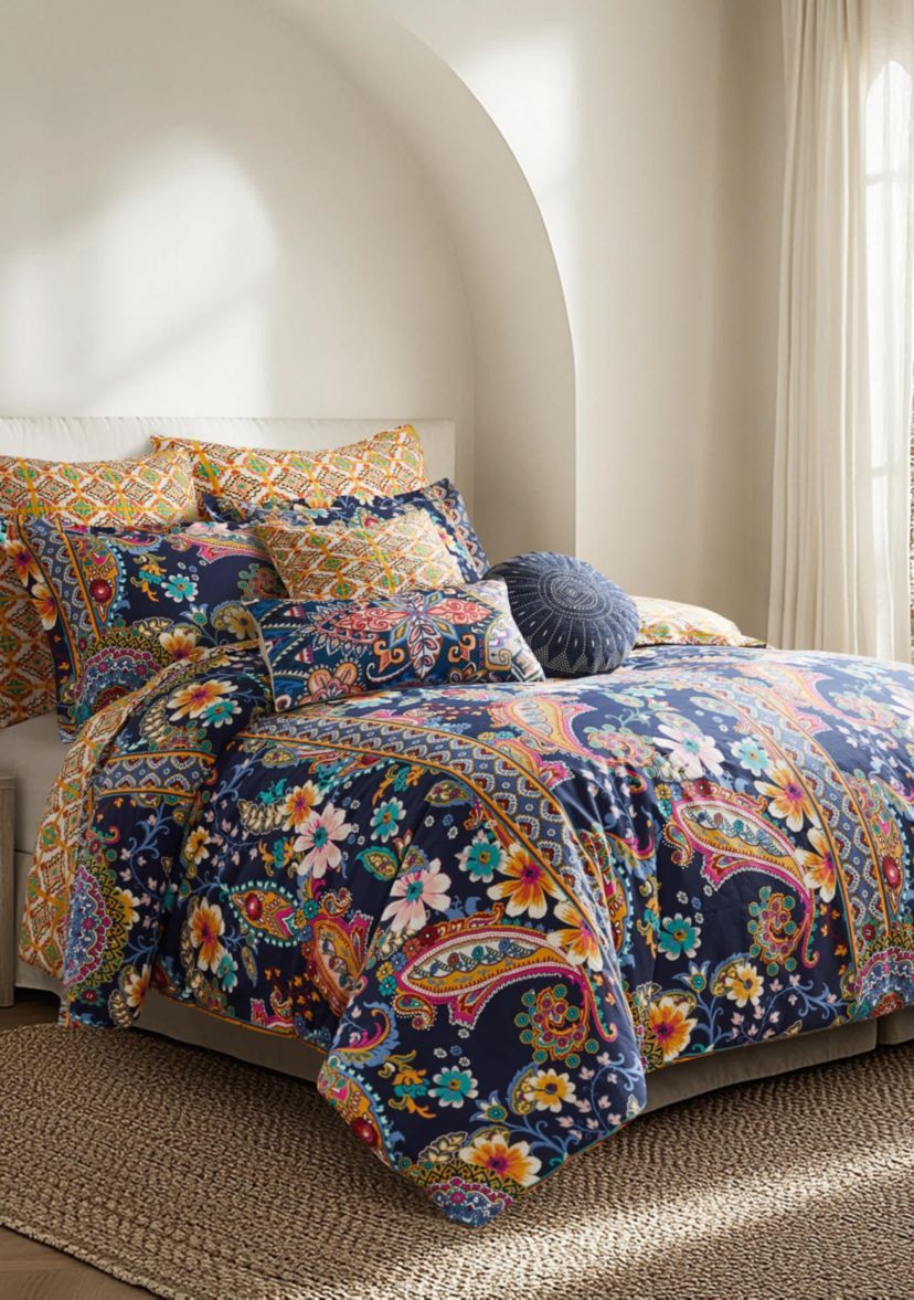 Bertelli Navy Duvet Cover Set