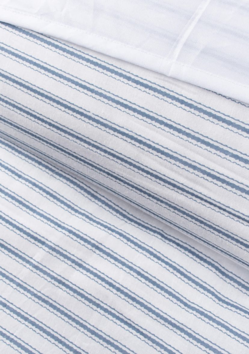 Tobago Stripe Blue Comforter Set