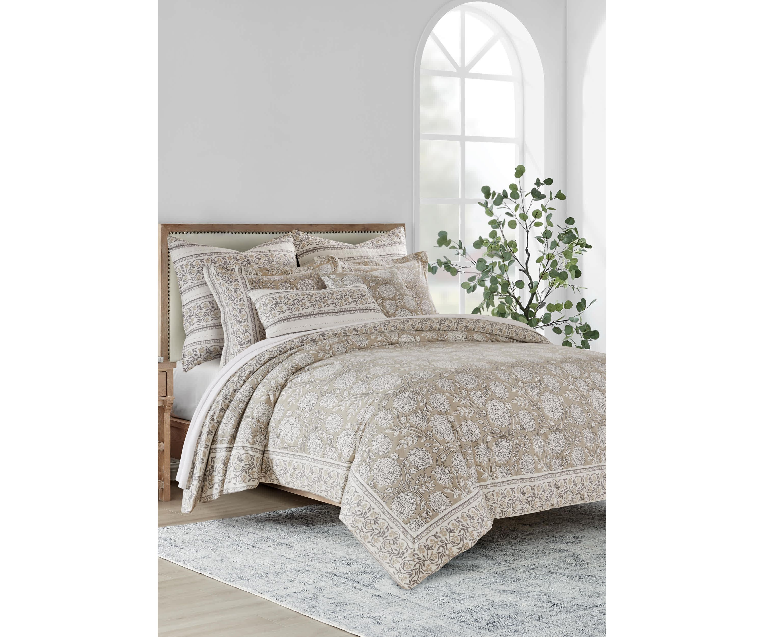 Adare Taupe Comforter Set