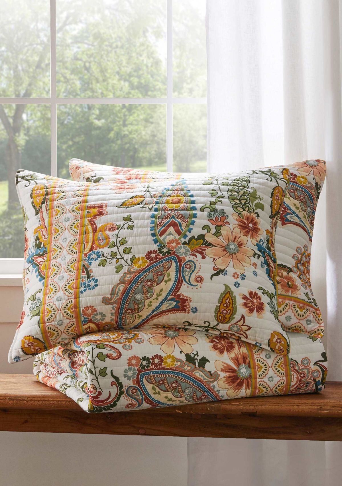 Bertelli Off-White Quilt Set