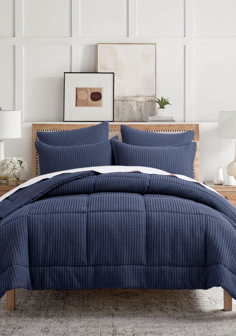 Mills Waffle Comforter Set
