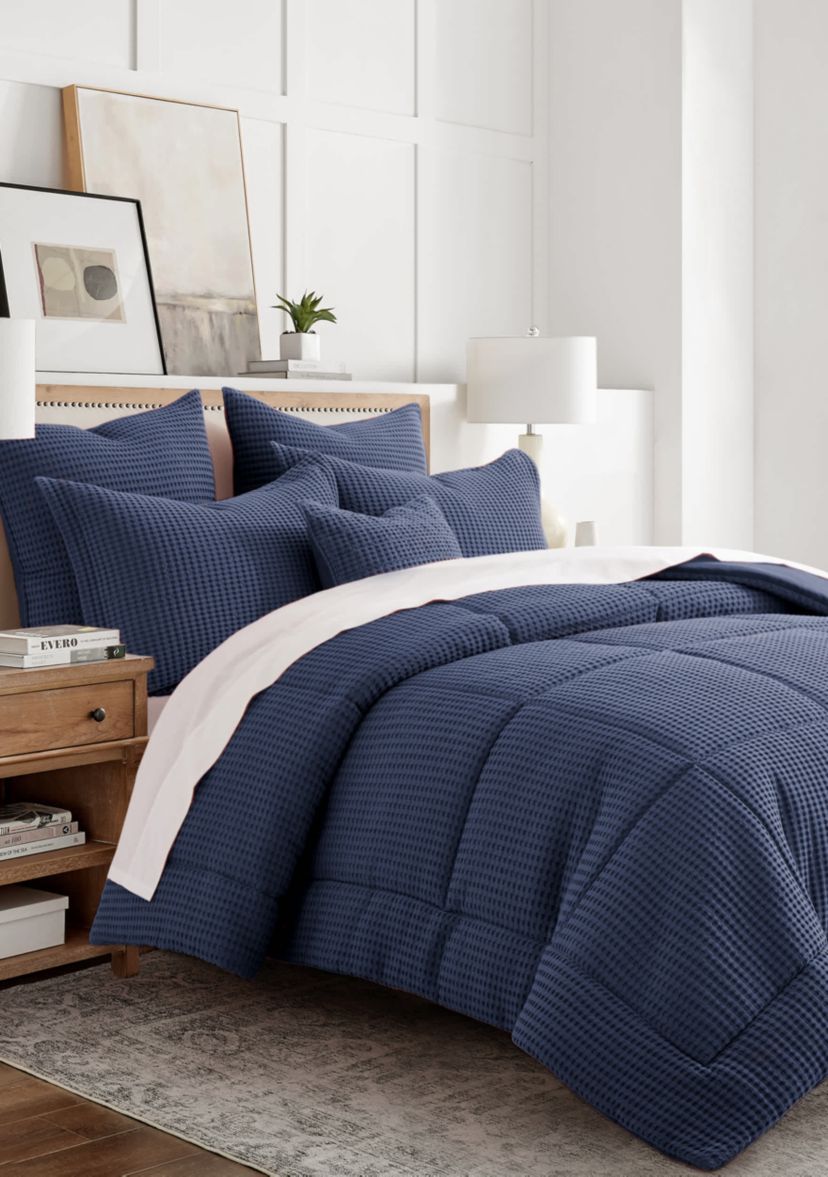Mills Waffle Comforter Set