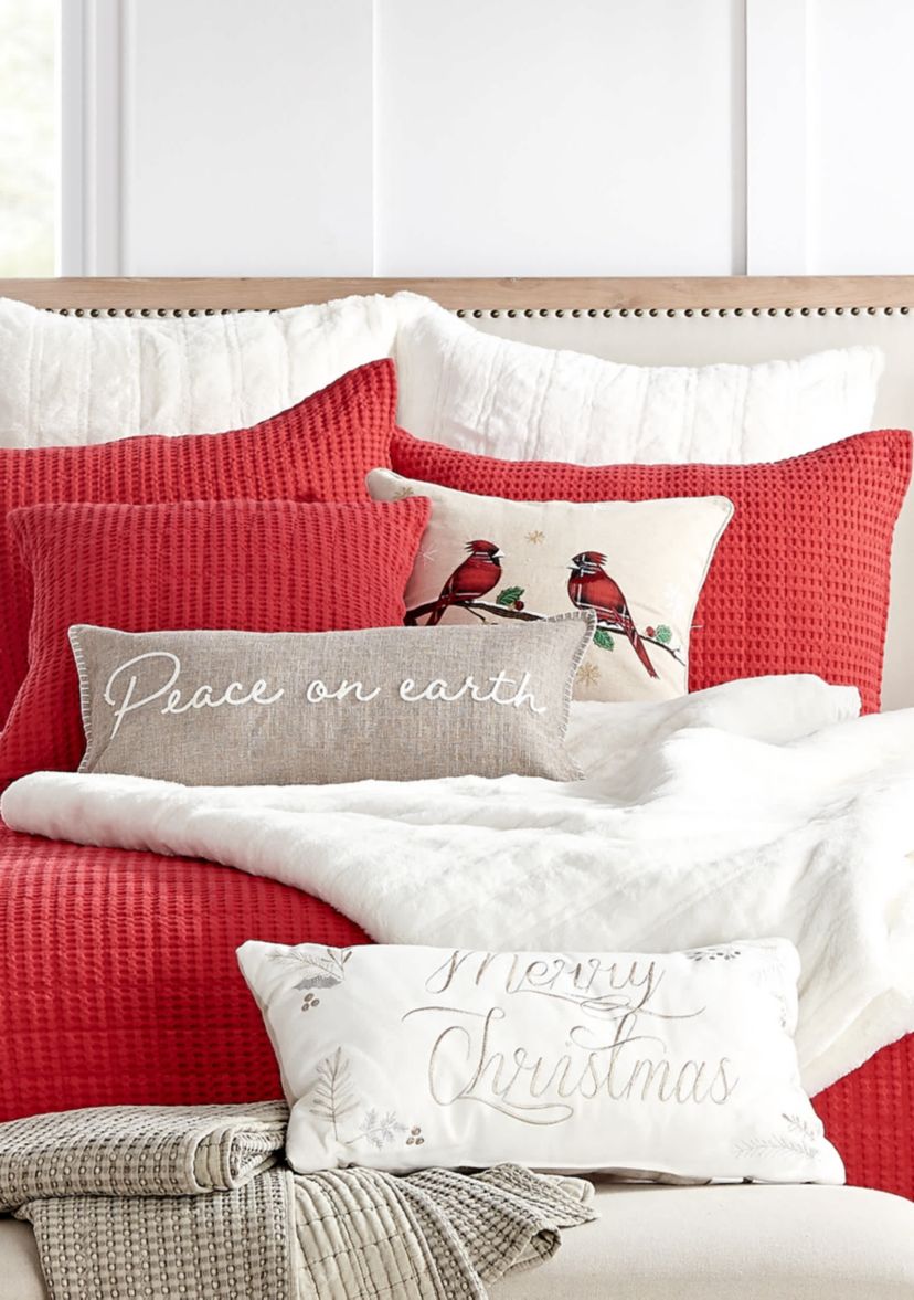 Mills Waffle Decorative Pillow