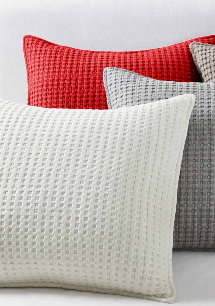 Mills Waffle Decorative Pillow