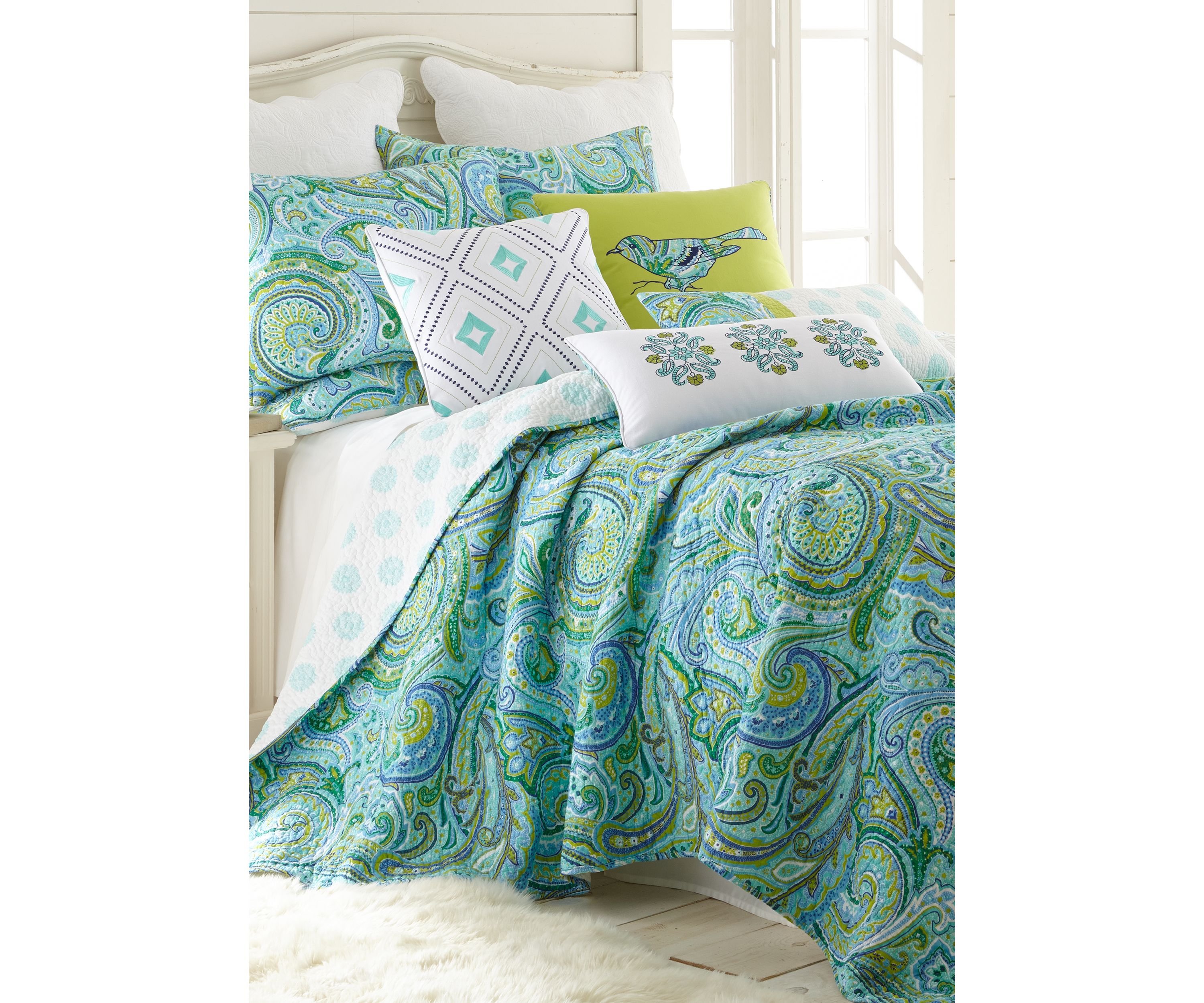 Darjeeling Teal Quilt Set