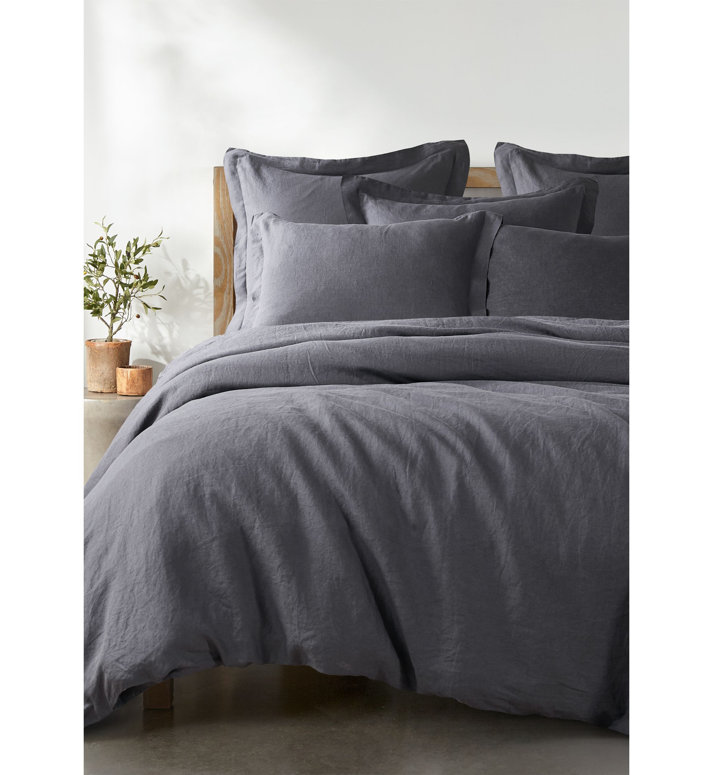 Washed Linen Duvet Cover