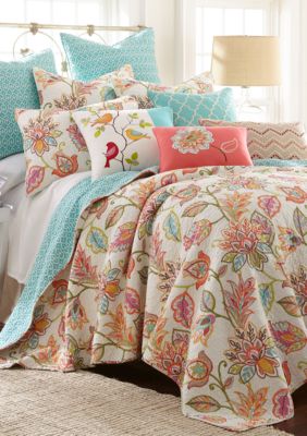 Pippa Floral Quilt Set - Full/queen Quilt And Two Standard Pillow