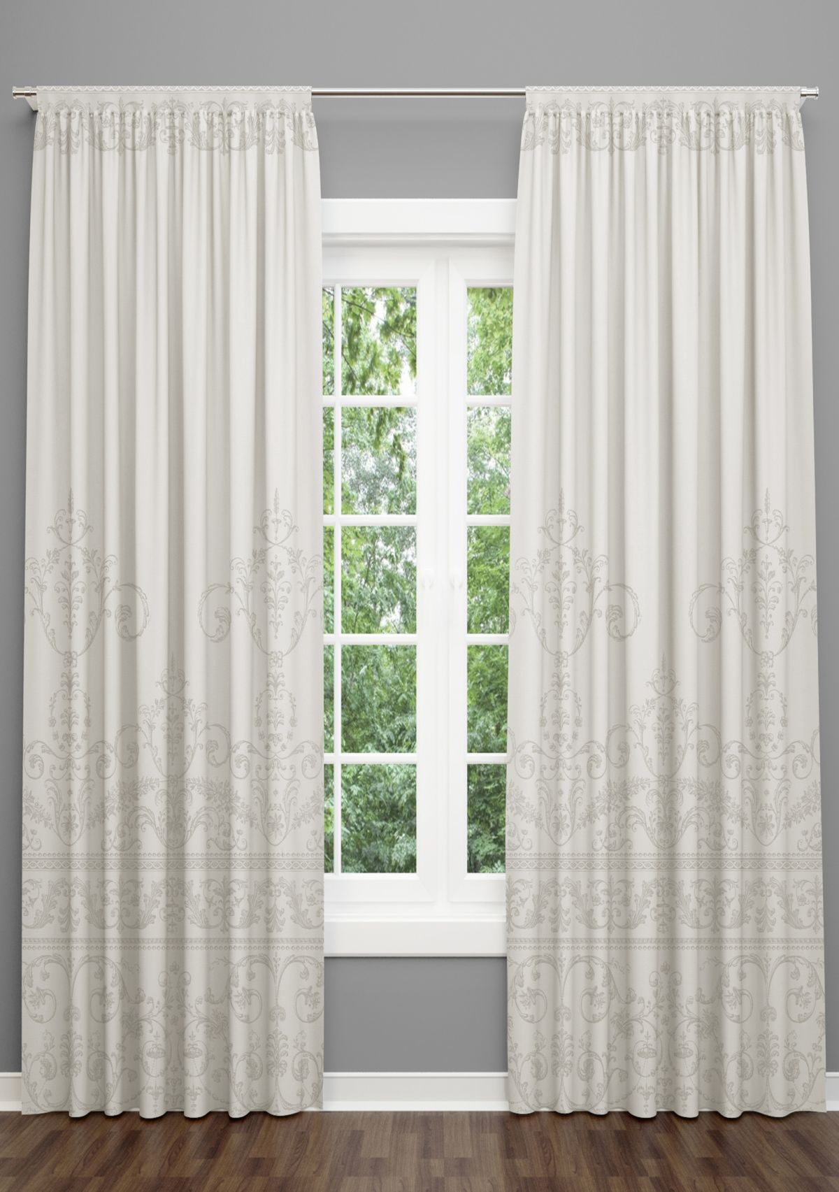 Belvedere Cream Drape Panel